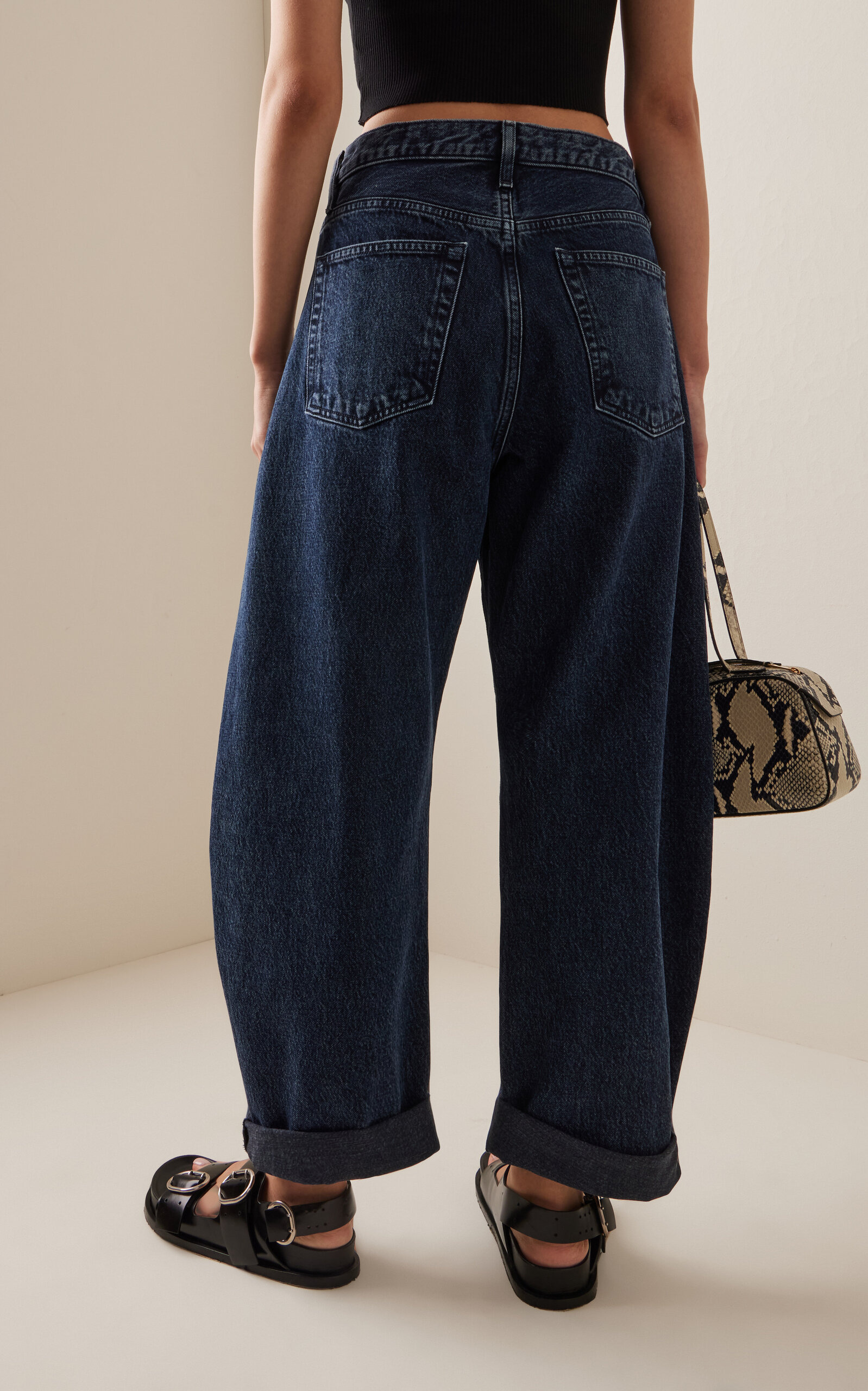 The Bubble High-Rise Barrel Jeans blue - 4