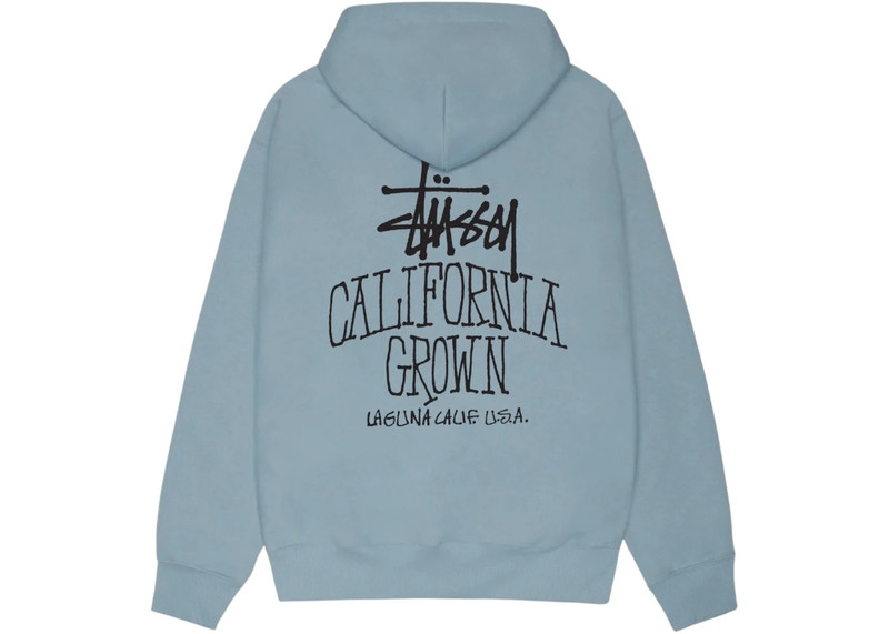 Stüssy Stussy Cali Grown Zip Hoodie Slate outlook