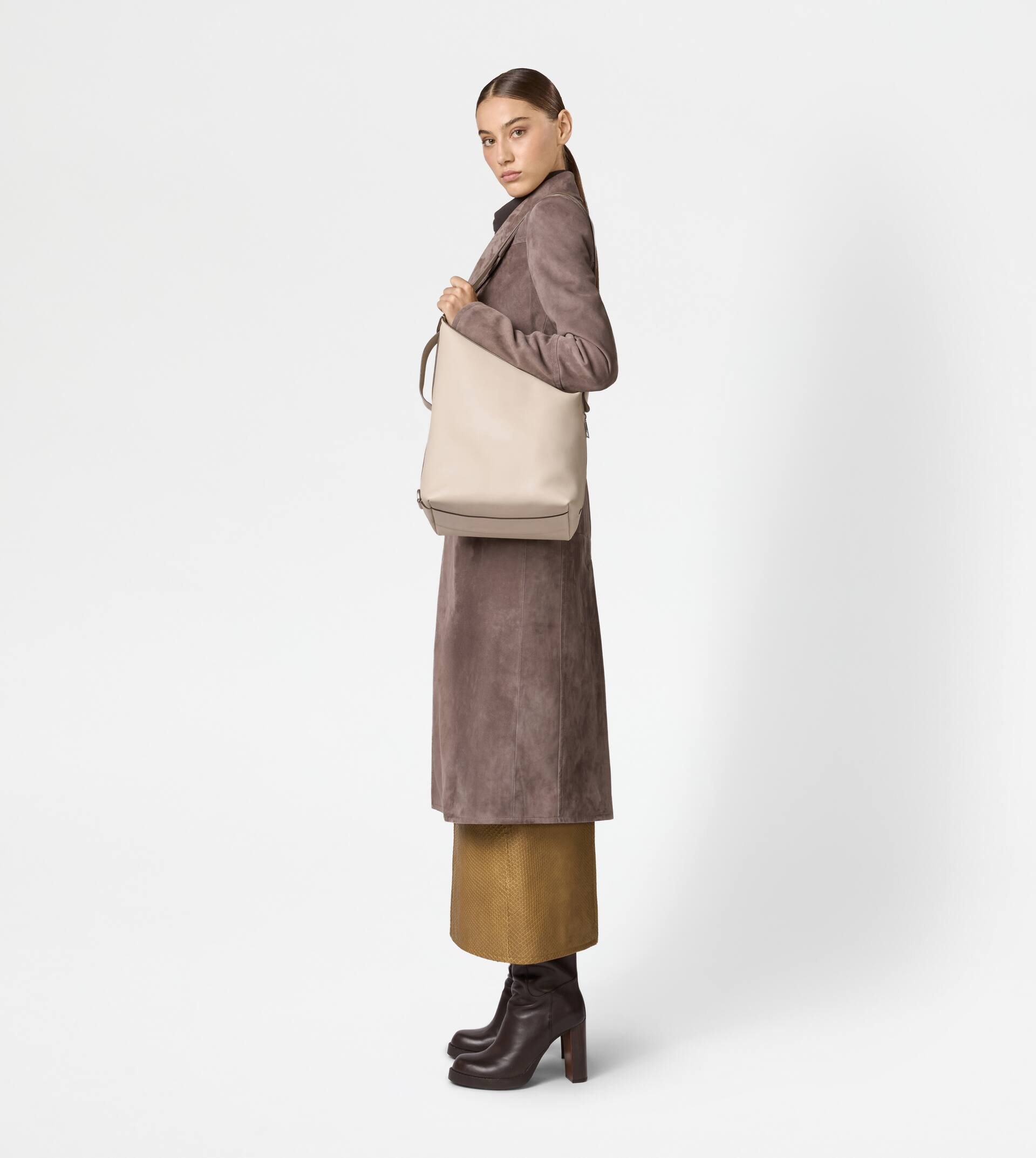TOD’S MEDA BAG IN LEATHER SMALL - OFF WHITE - 7