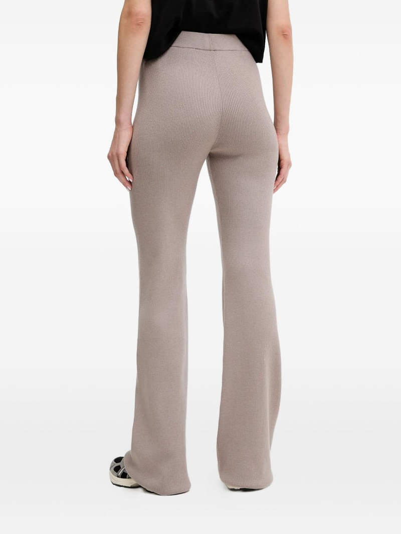logo-detail ribbed trousers 3