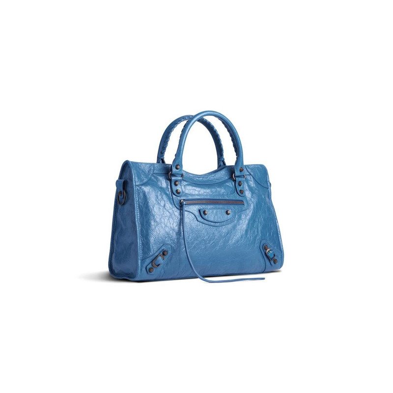 BALENCIAGA Women's Le City Medium Bag in Blue outlook