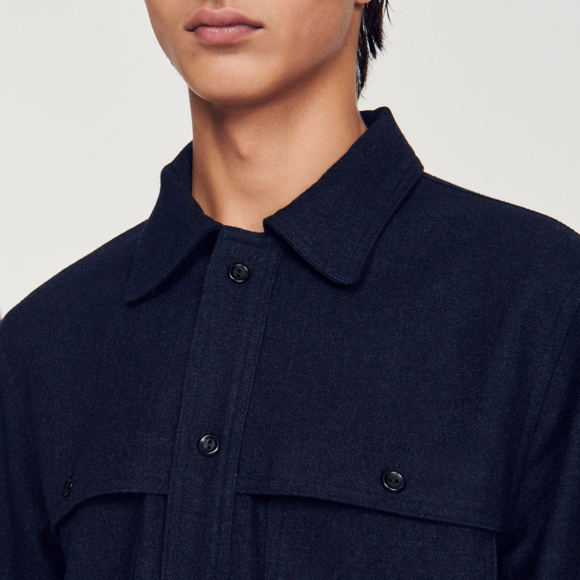 Wool overshirt - 3