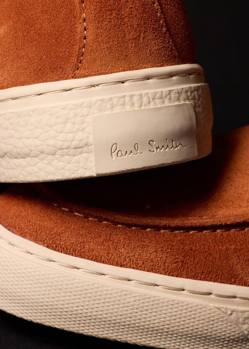 Orange Suede 'Simeon' Loafers 6