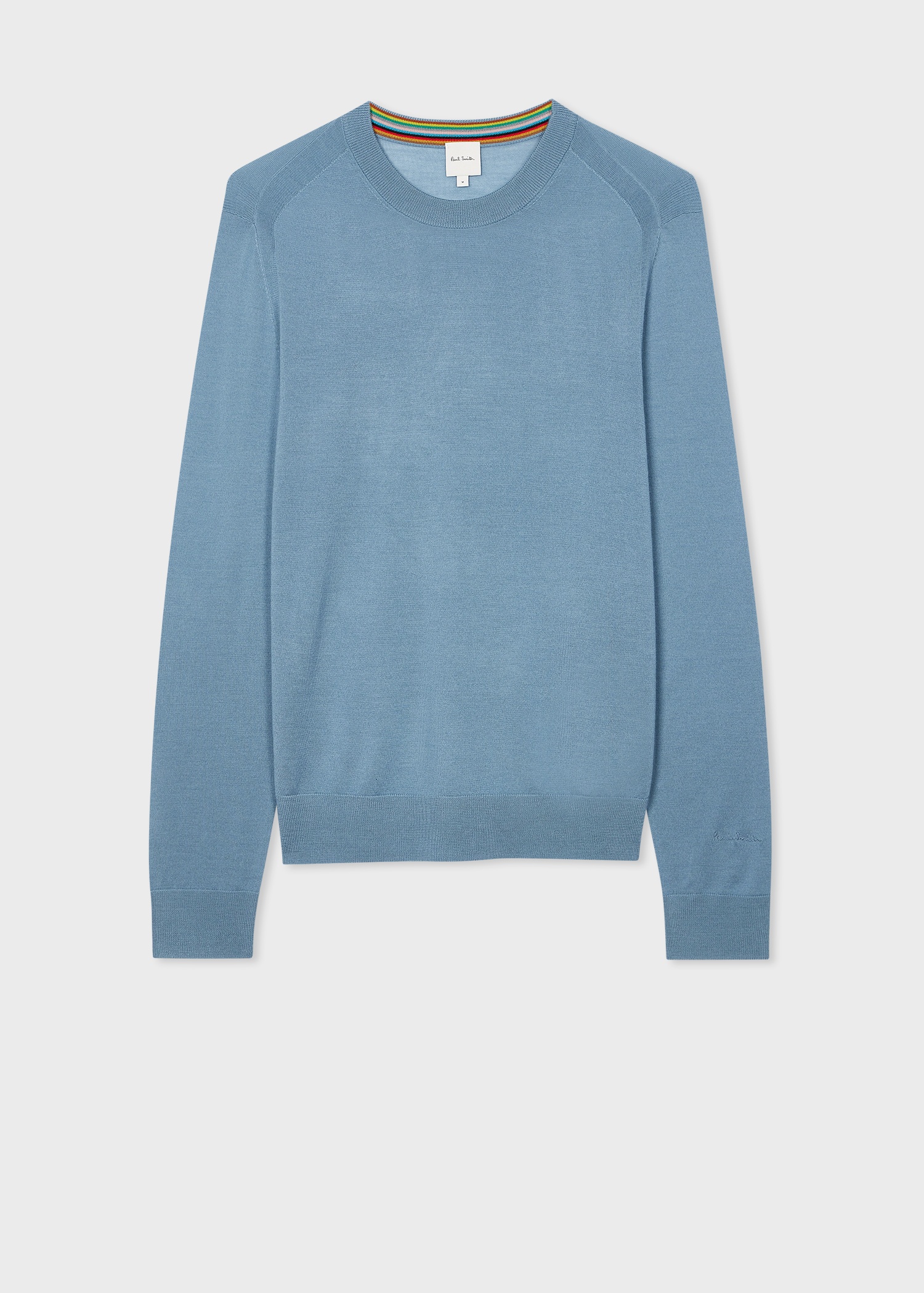 Light Blue Merino Wool Sweater - 1