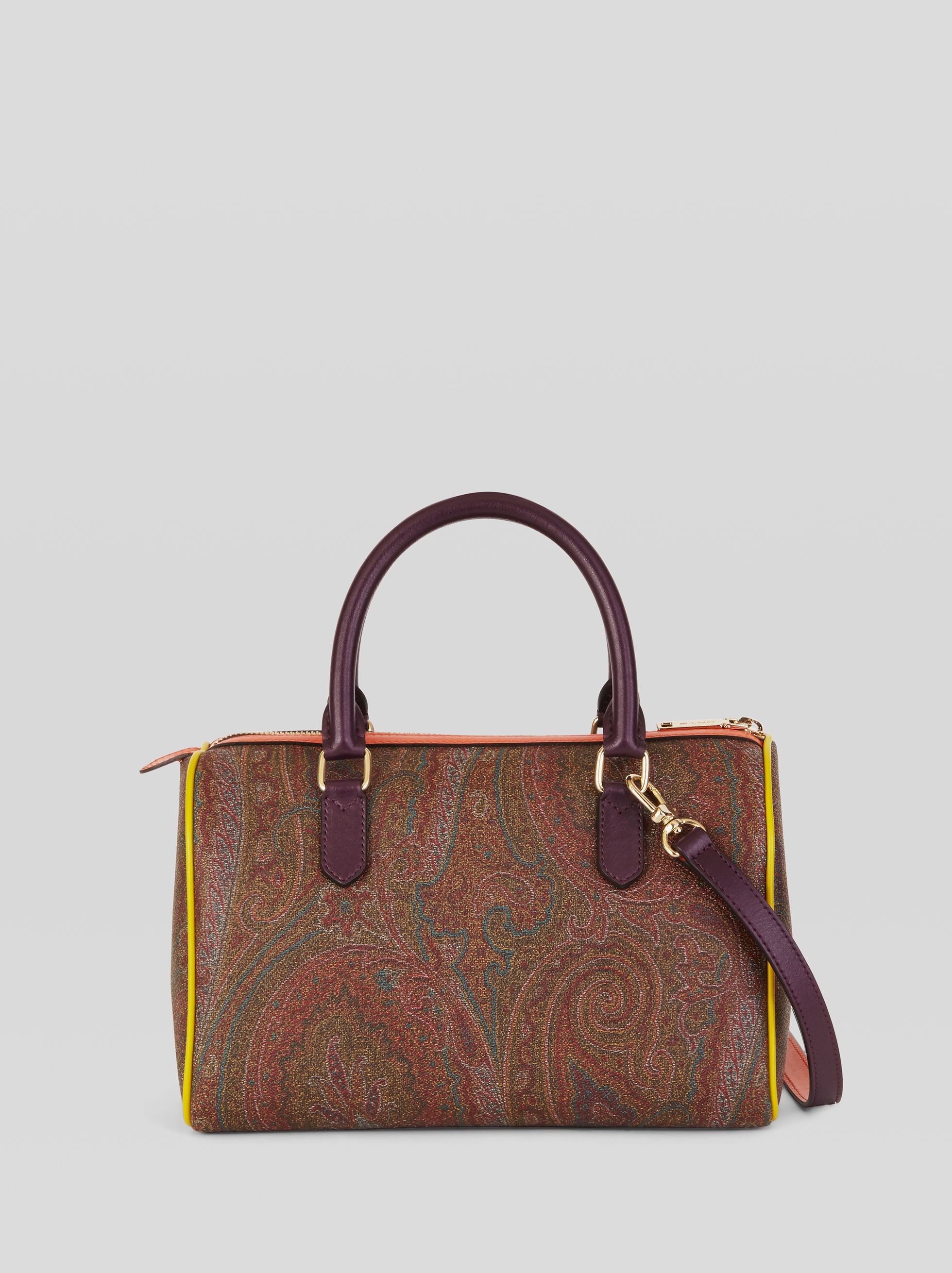 PAISLEY BOWLING BAG WITH MULTI-COLOUR INSERTS - 5