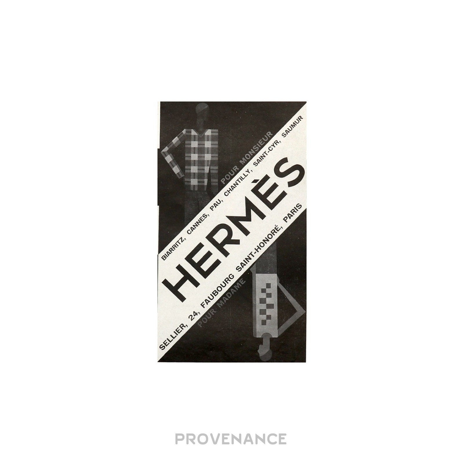 Hermes Antique Vintage Newsprint Ad - Ready to Wear - 5