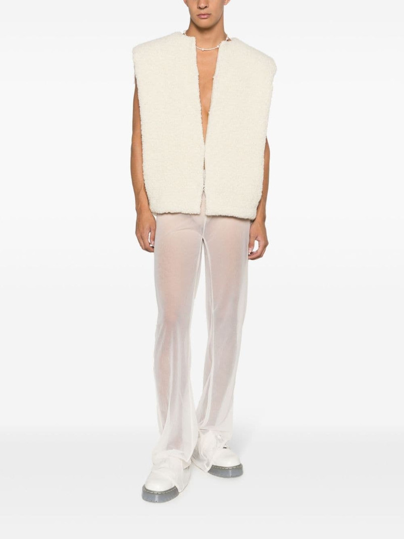 LUDOVIC DE SAINT SERNIN bootcut sheer trousers outlook