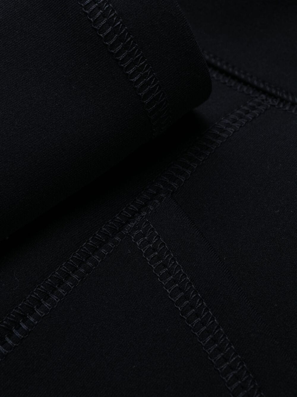 logo-print scuba leggings - 6