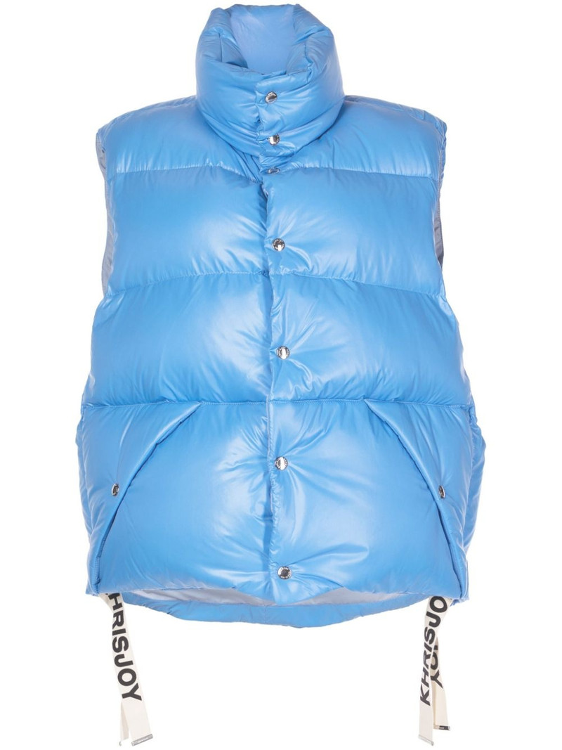 로고 테이프 빛나는 부퍼 gilet 1