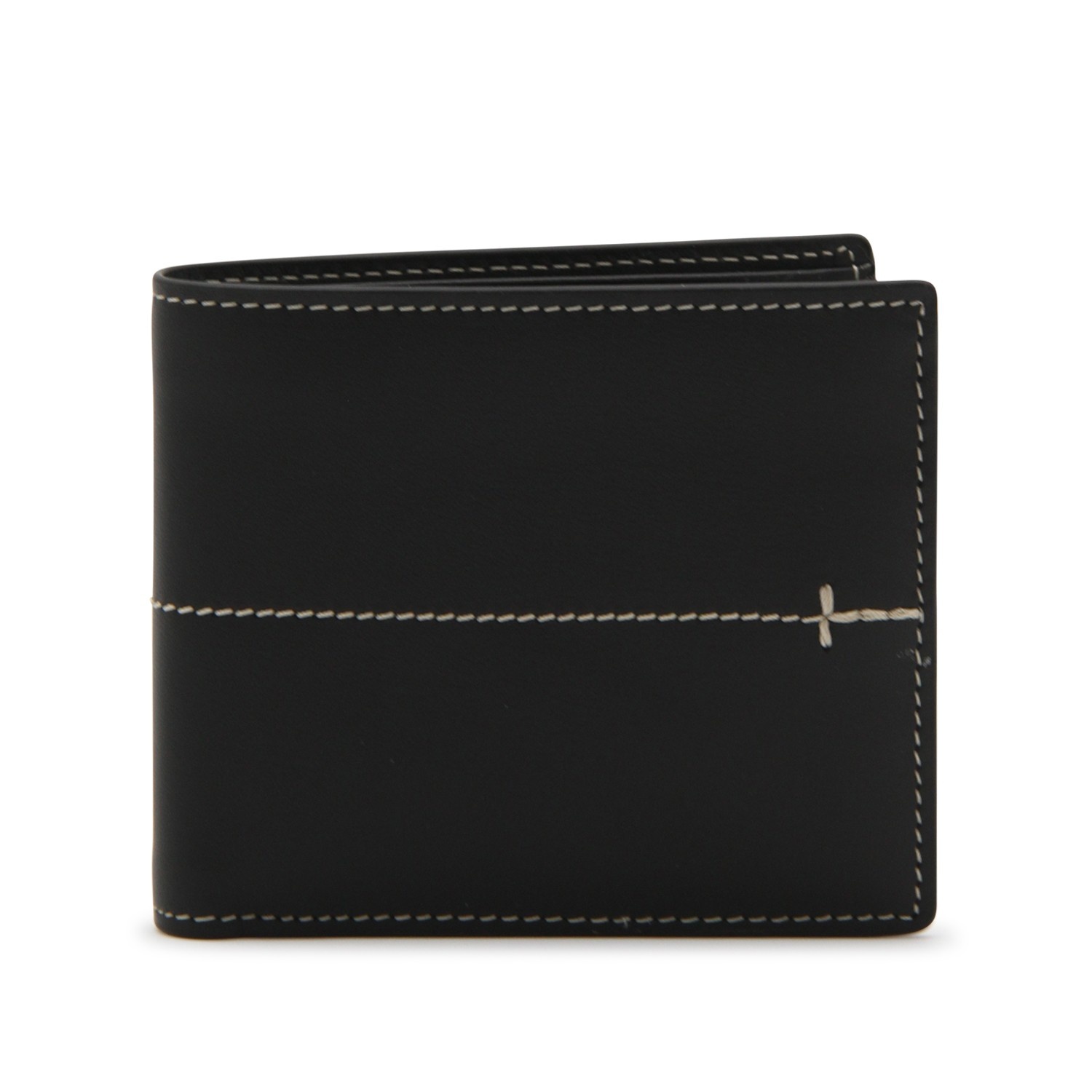 BLACK LEATHER WALLET - 1