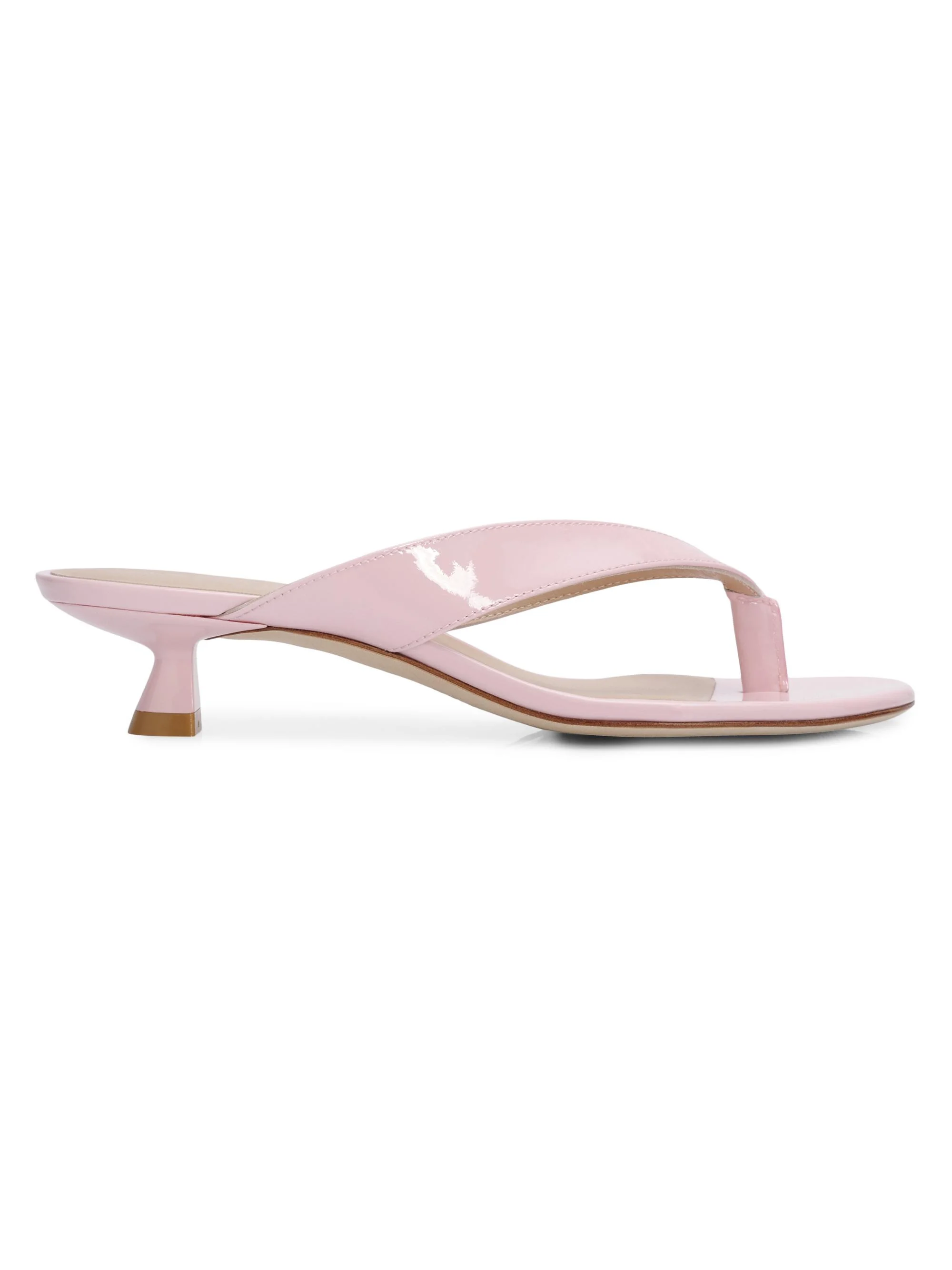 Women's Rio Sleek 35MM Kitten-Heel Sandals - Soft Rose - 1