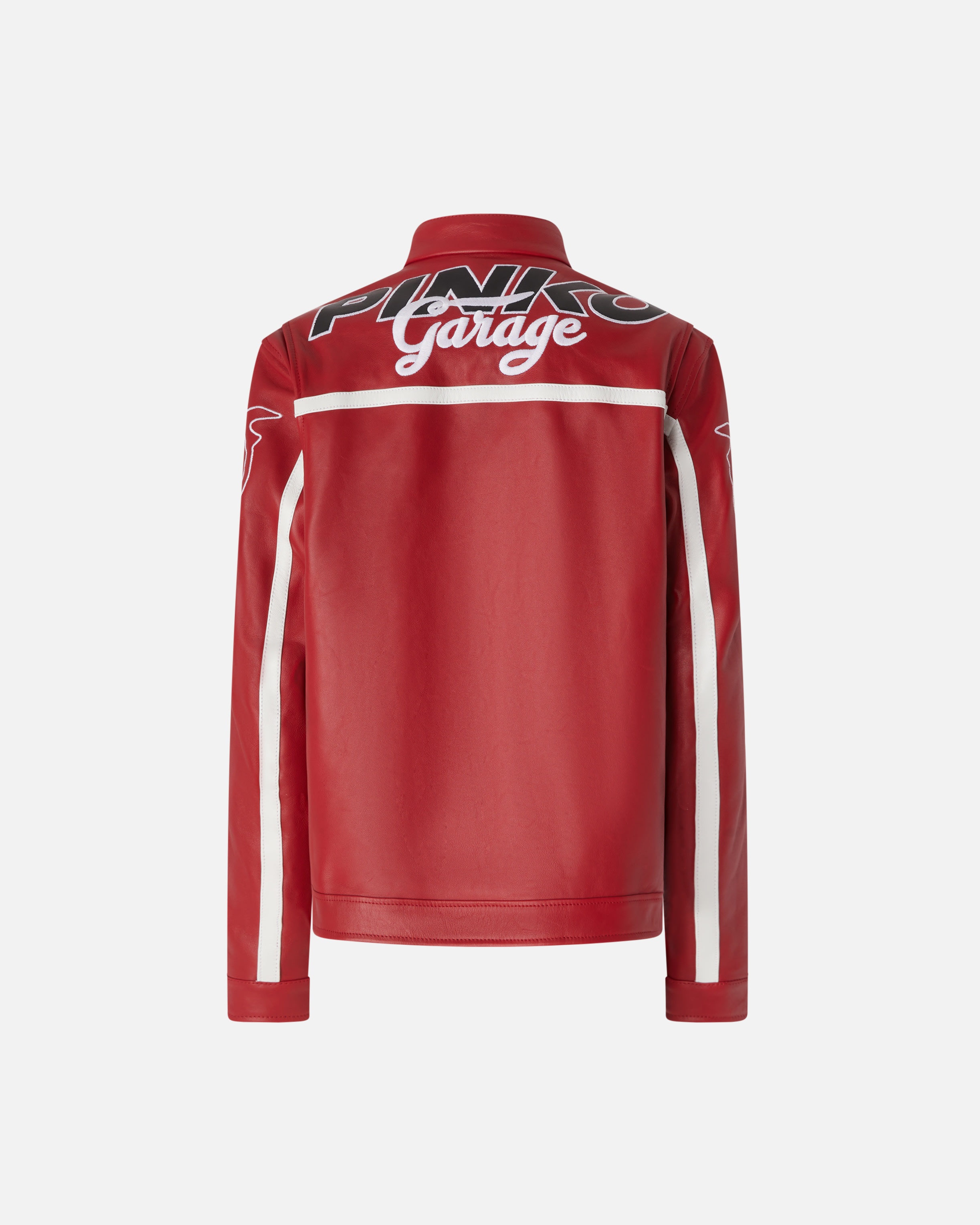 RACING LEATHER BIKER JACKET - 6