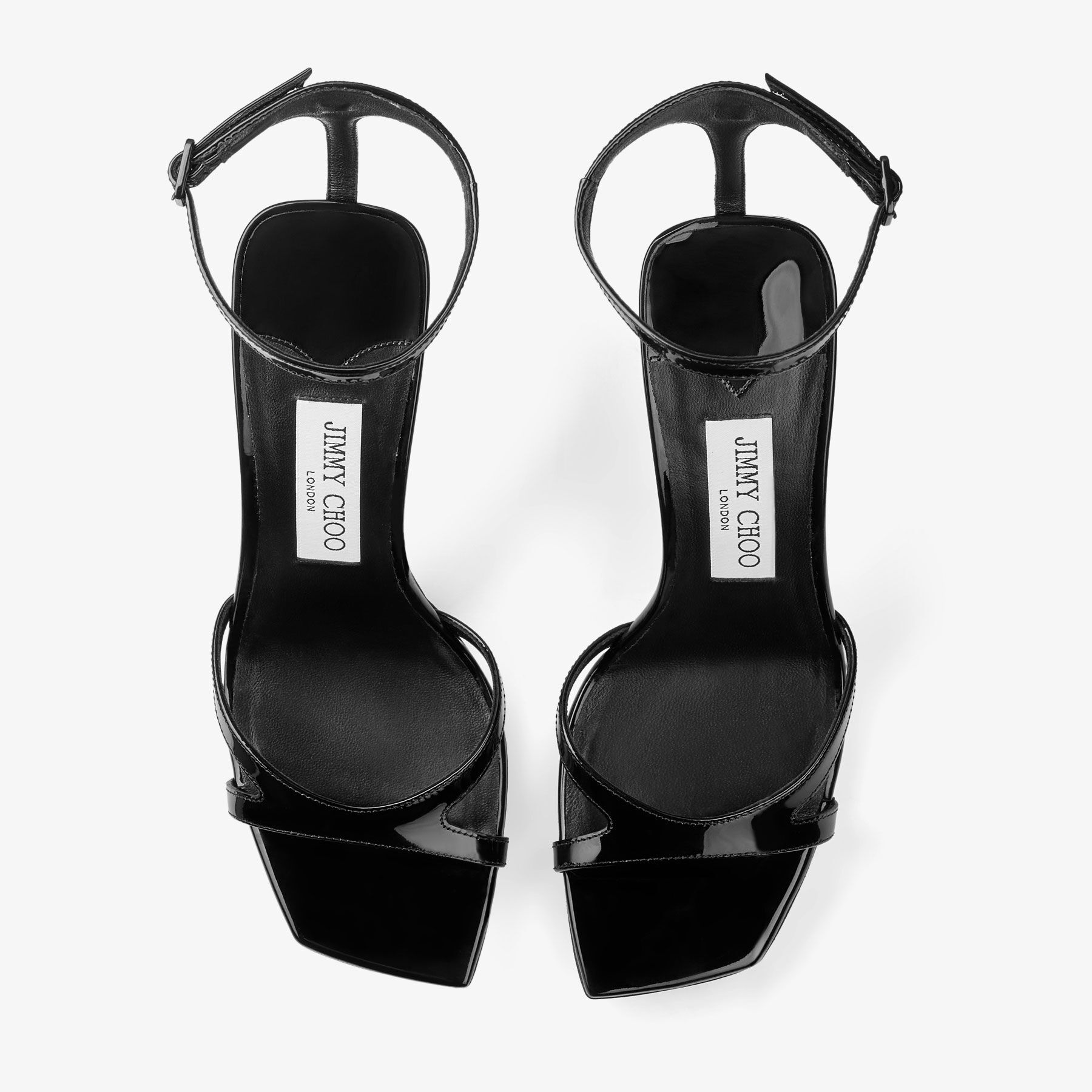 Ixia Sandal 95
Black Patent Leather Sandals - 5