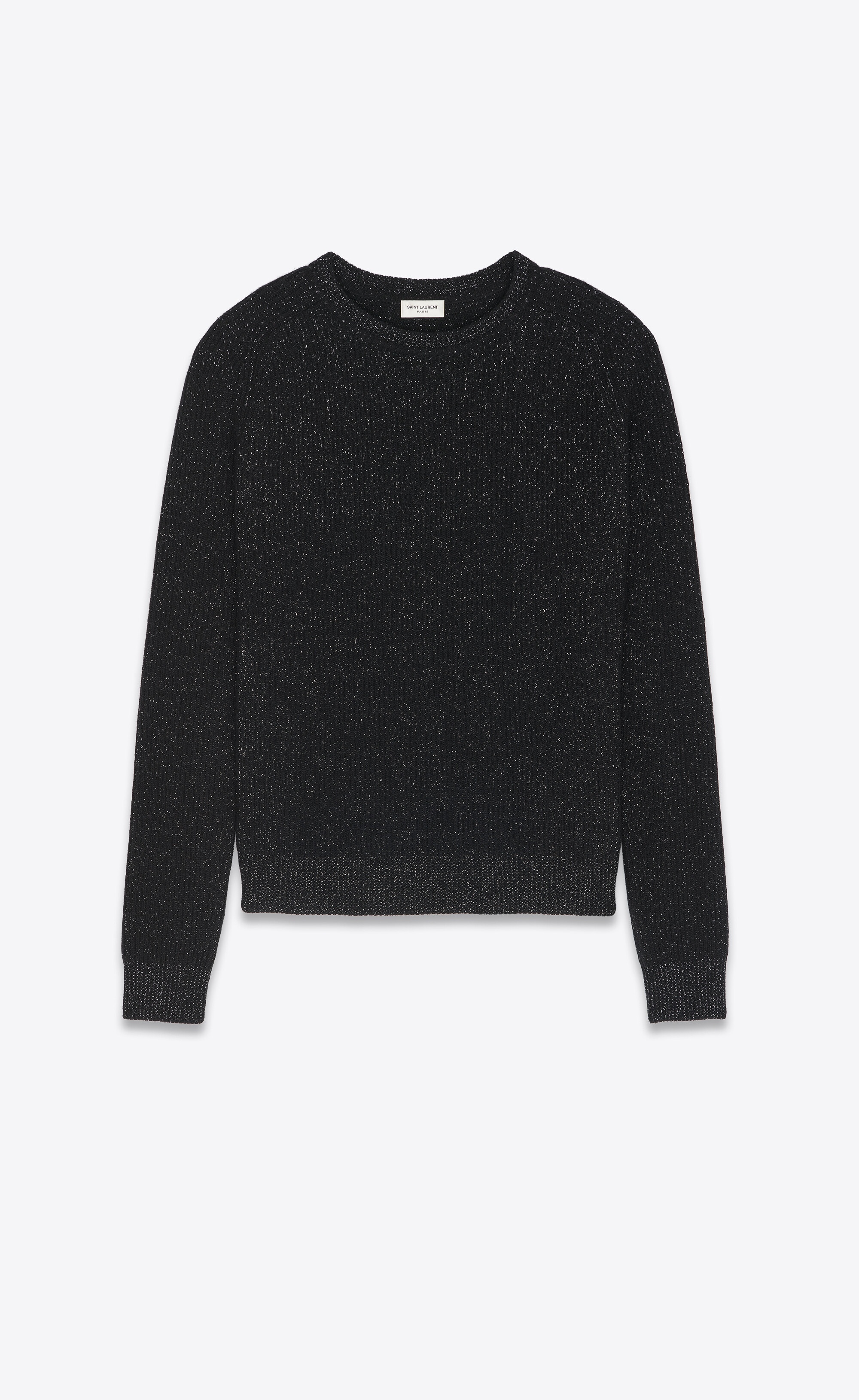 sweater in ribbed wool and cashmere - 1