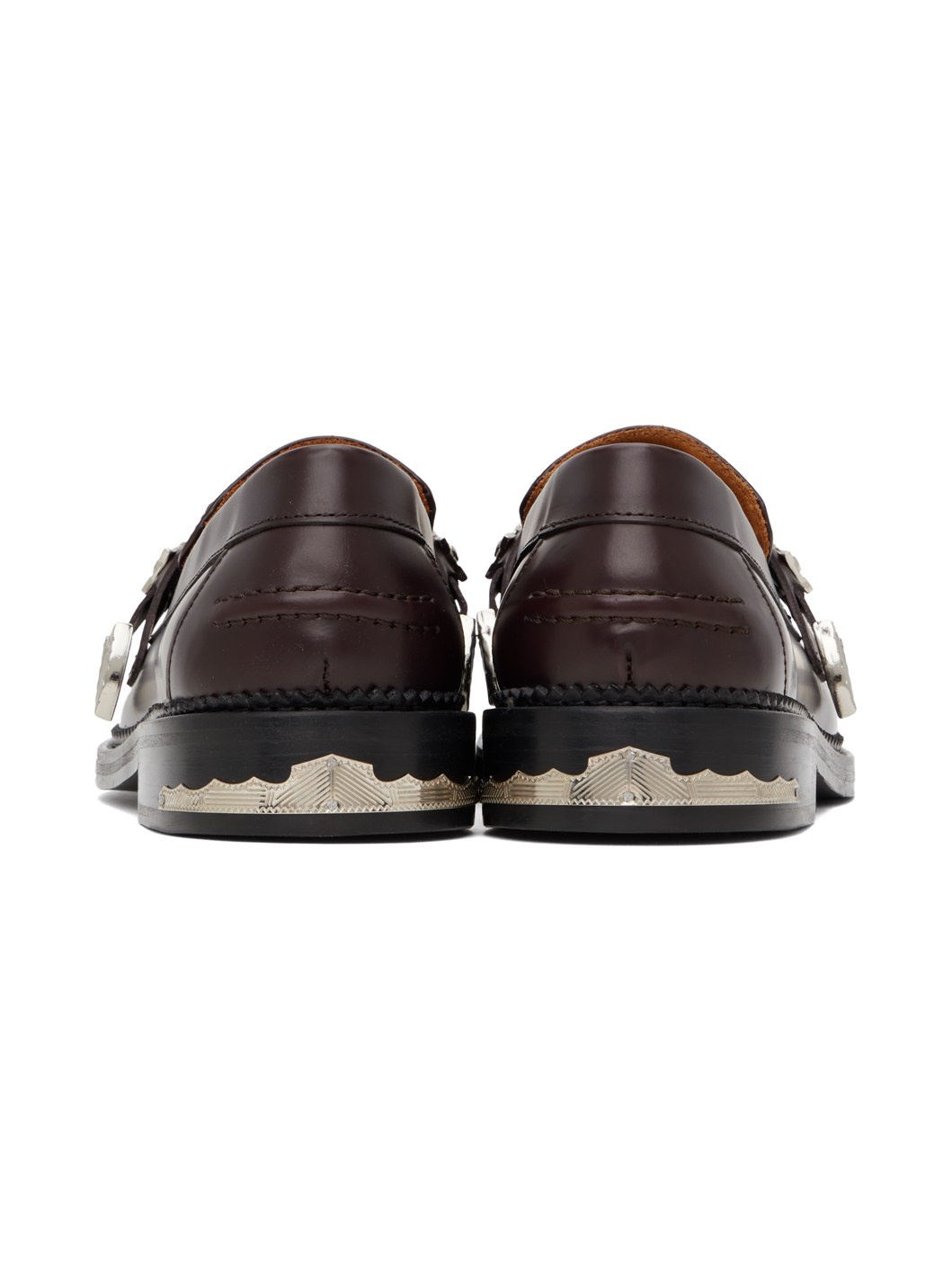 SSENSE Exclusive Burgundy Loafers - 2