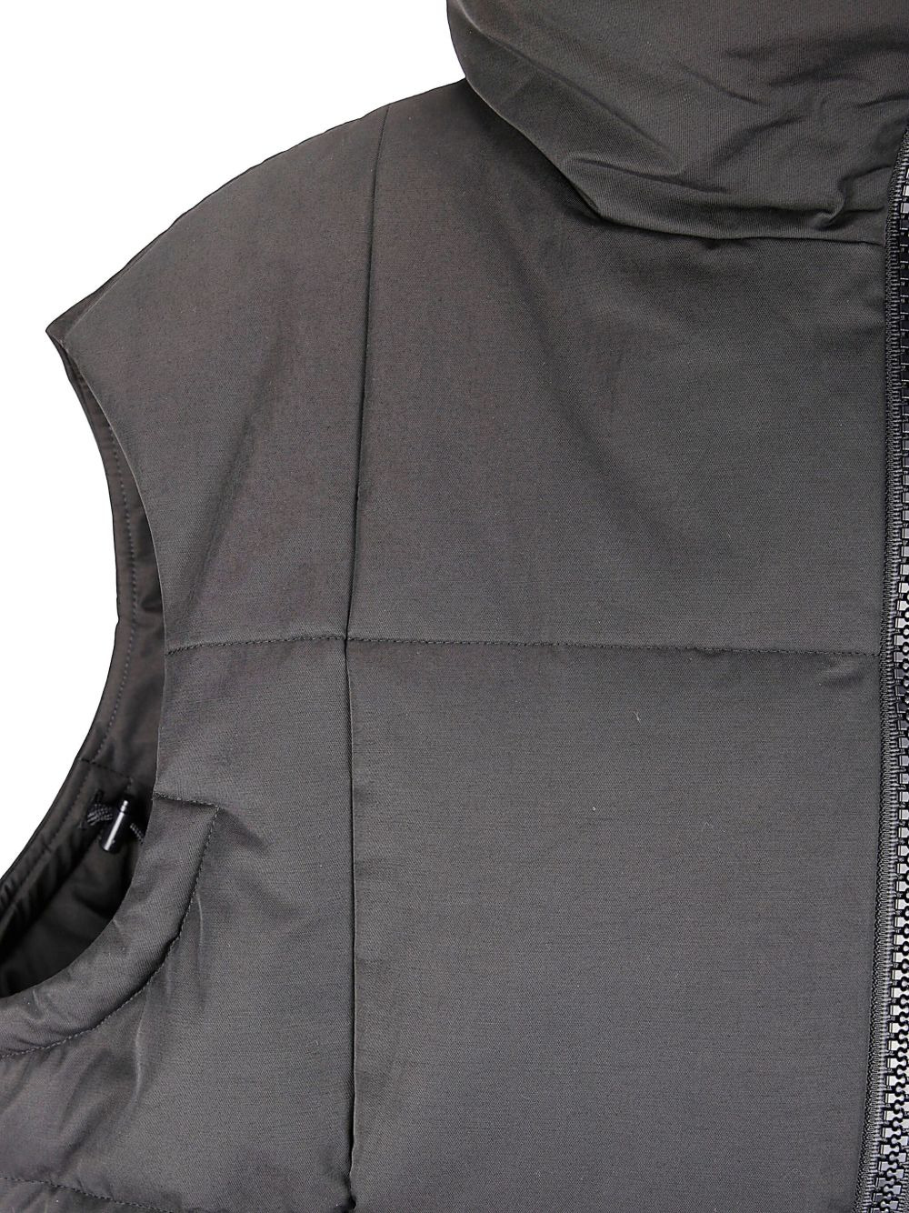 quilted padded vest - 3