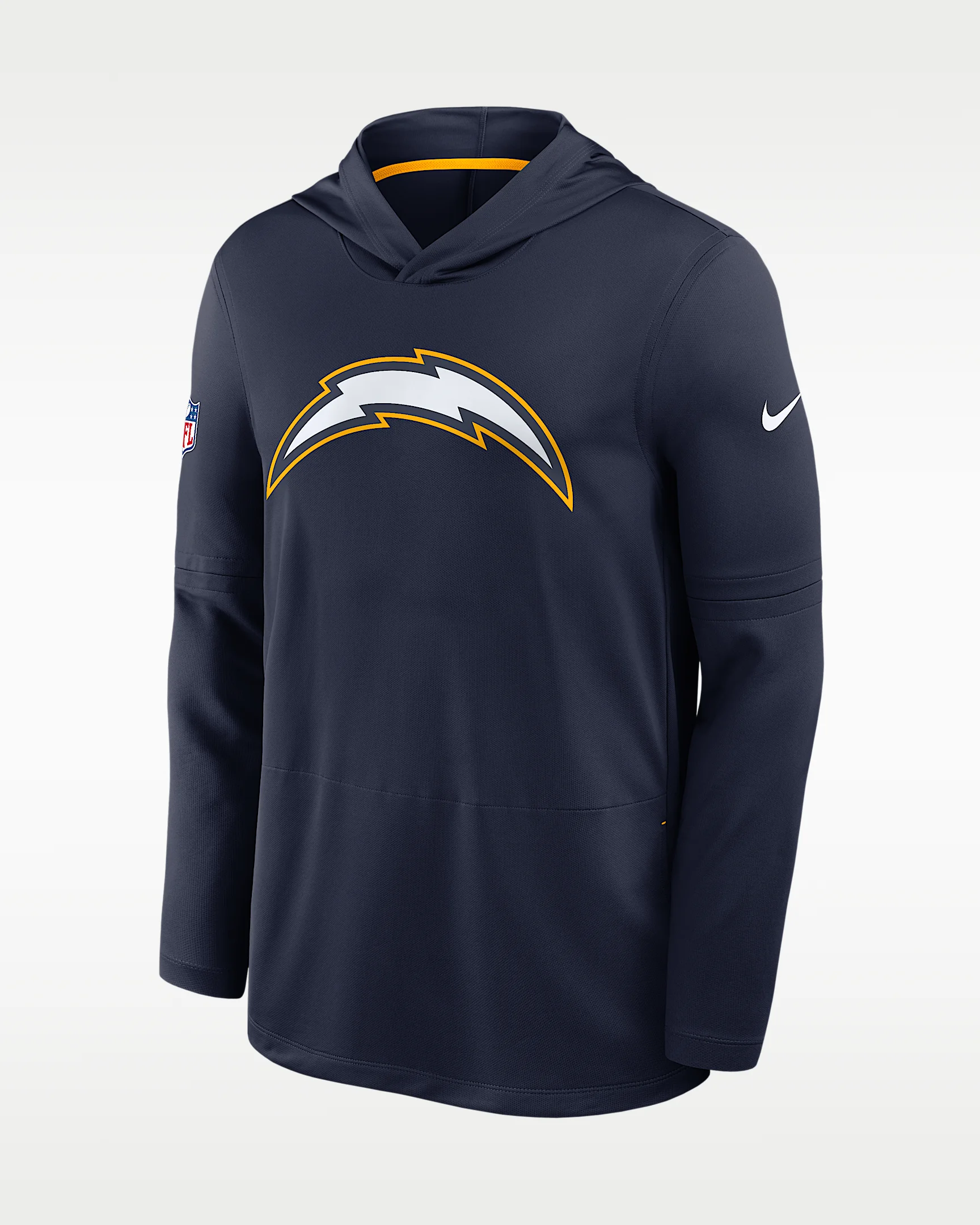 Los Angeles Chargers Alt Men's Nike Dri-FIT NFL Long-Sleeve Hooded Top - 1