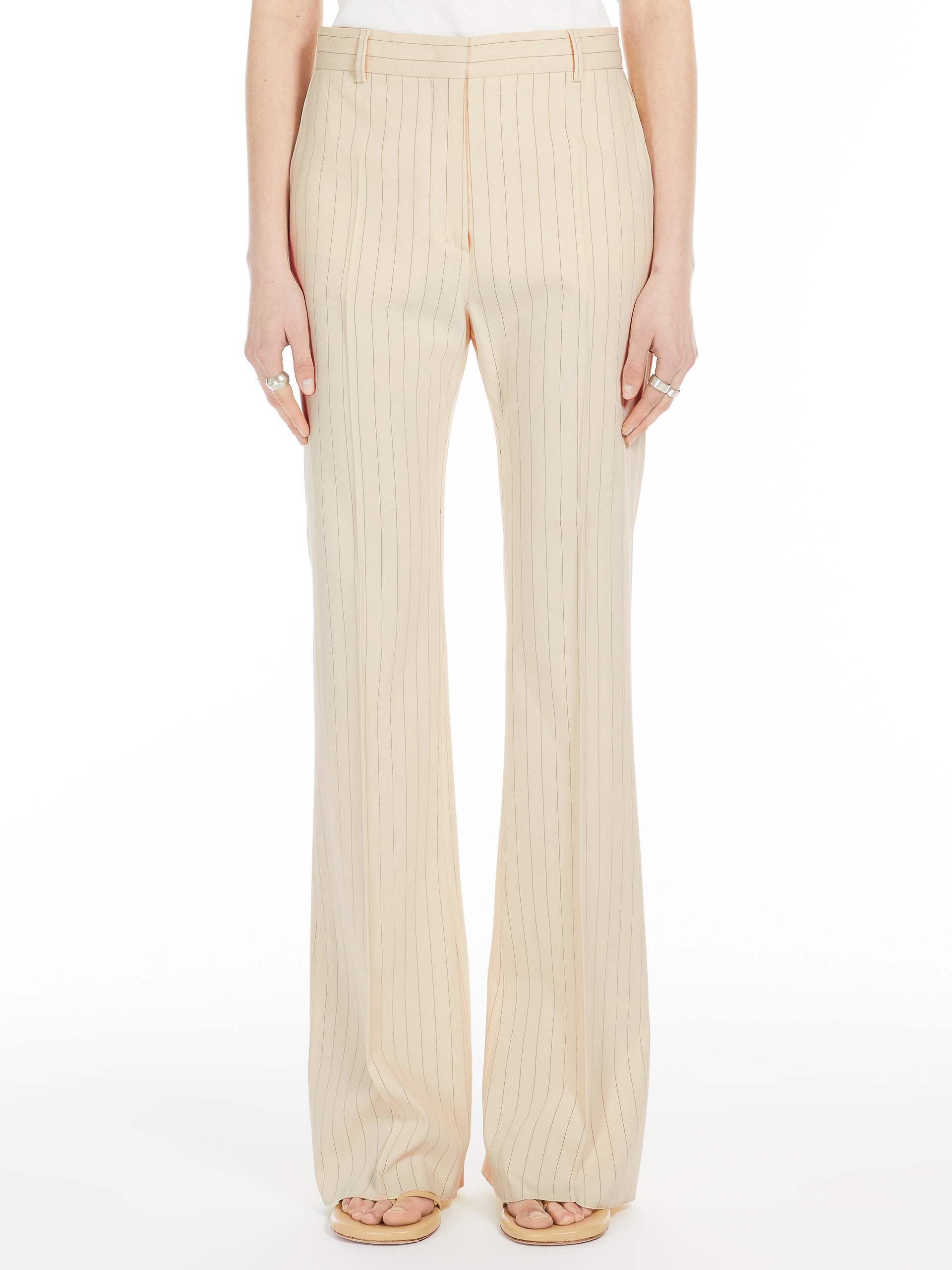 TRITONE Slim-fit pinstripe trousers - 3