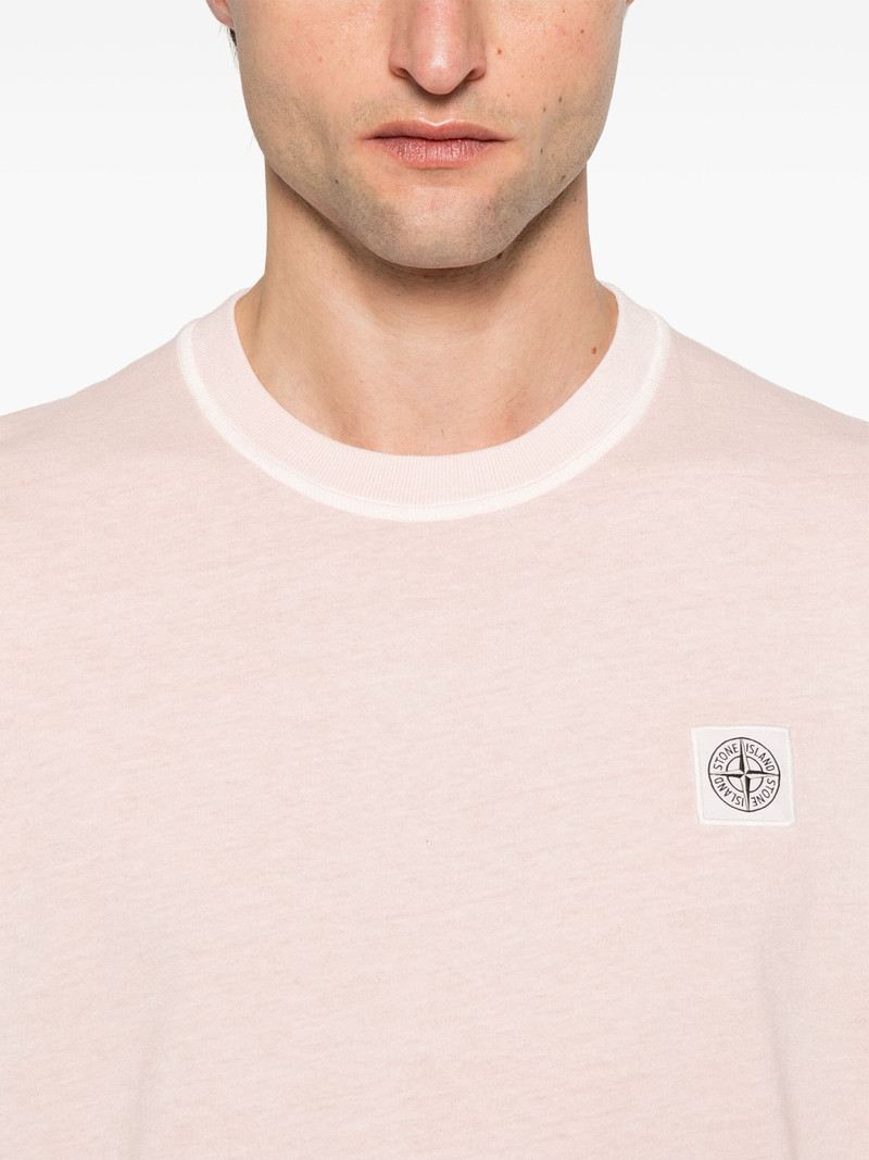 Stone Island Compass-appliqué T-shirt outlook