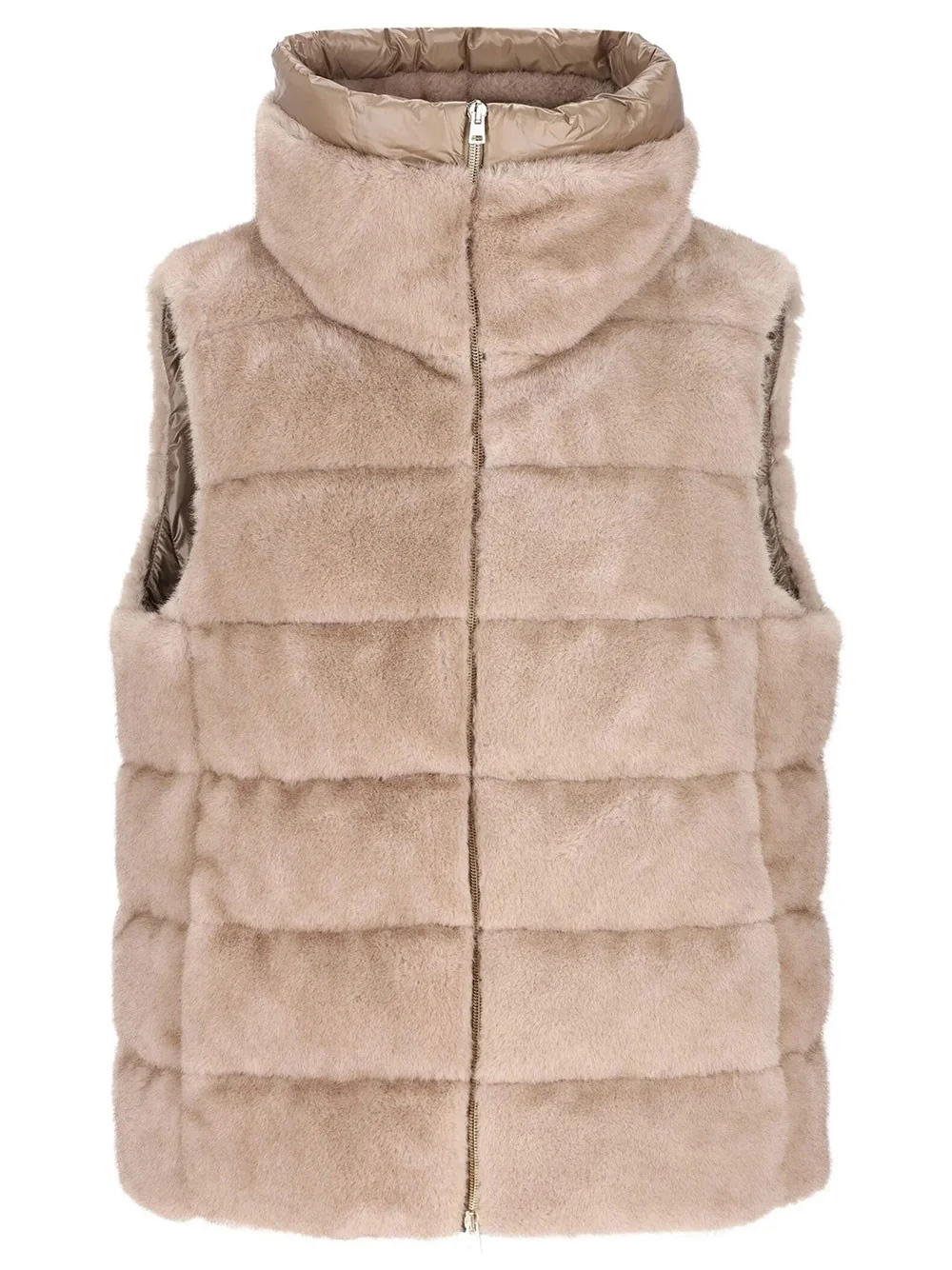 PADDING VEST SYNTHETIC FUR - 1