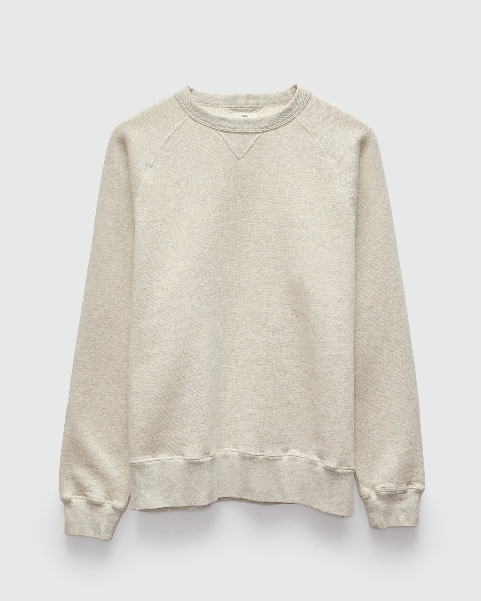 Stadium Loft Knit Crew in Oat Grey - 1