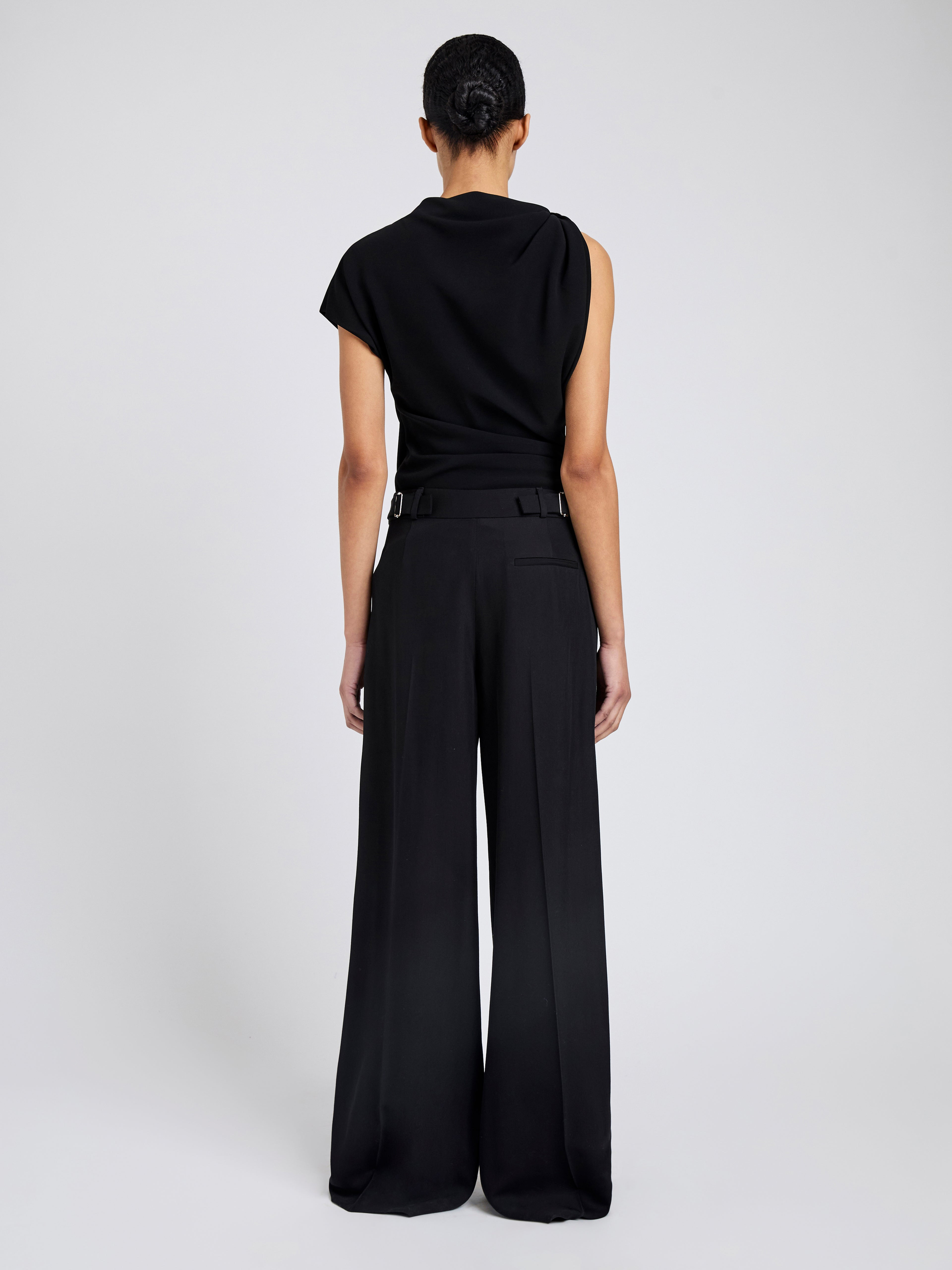 Malika Top in Matte Double Crepe - 5