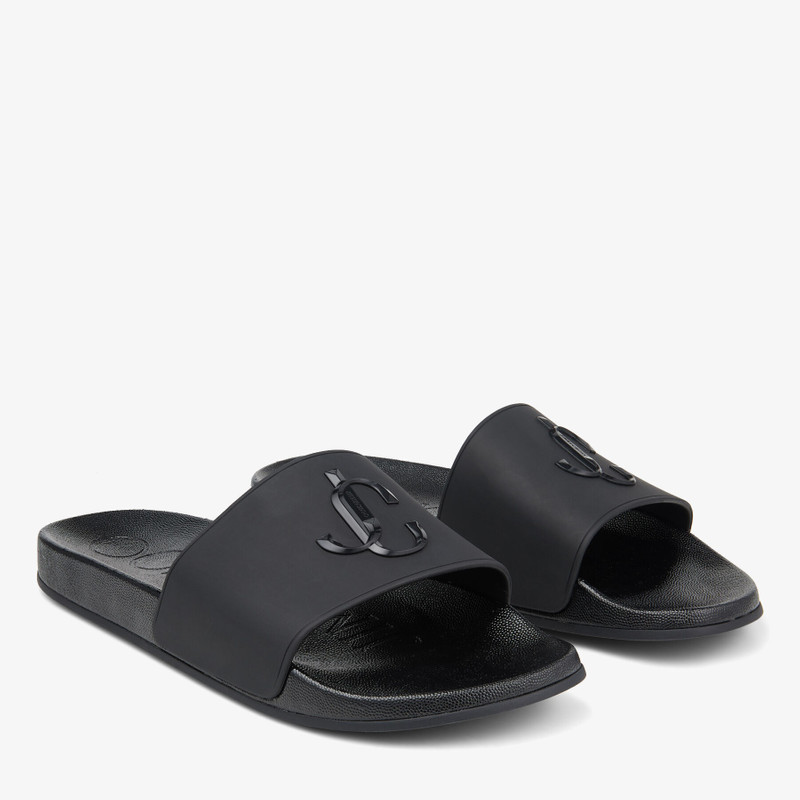 JIMMY CHOO Port/M
Black Rubber Slides with JC Monogram outlook