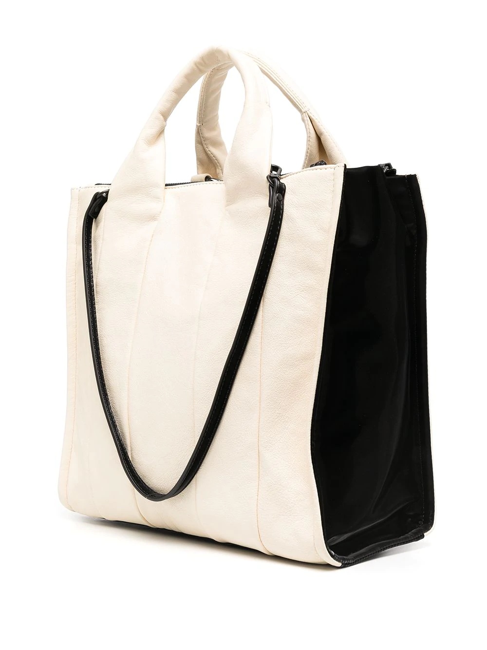 Haunya panelled tote bag  - 3