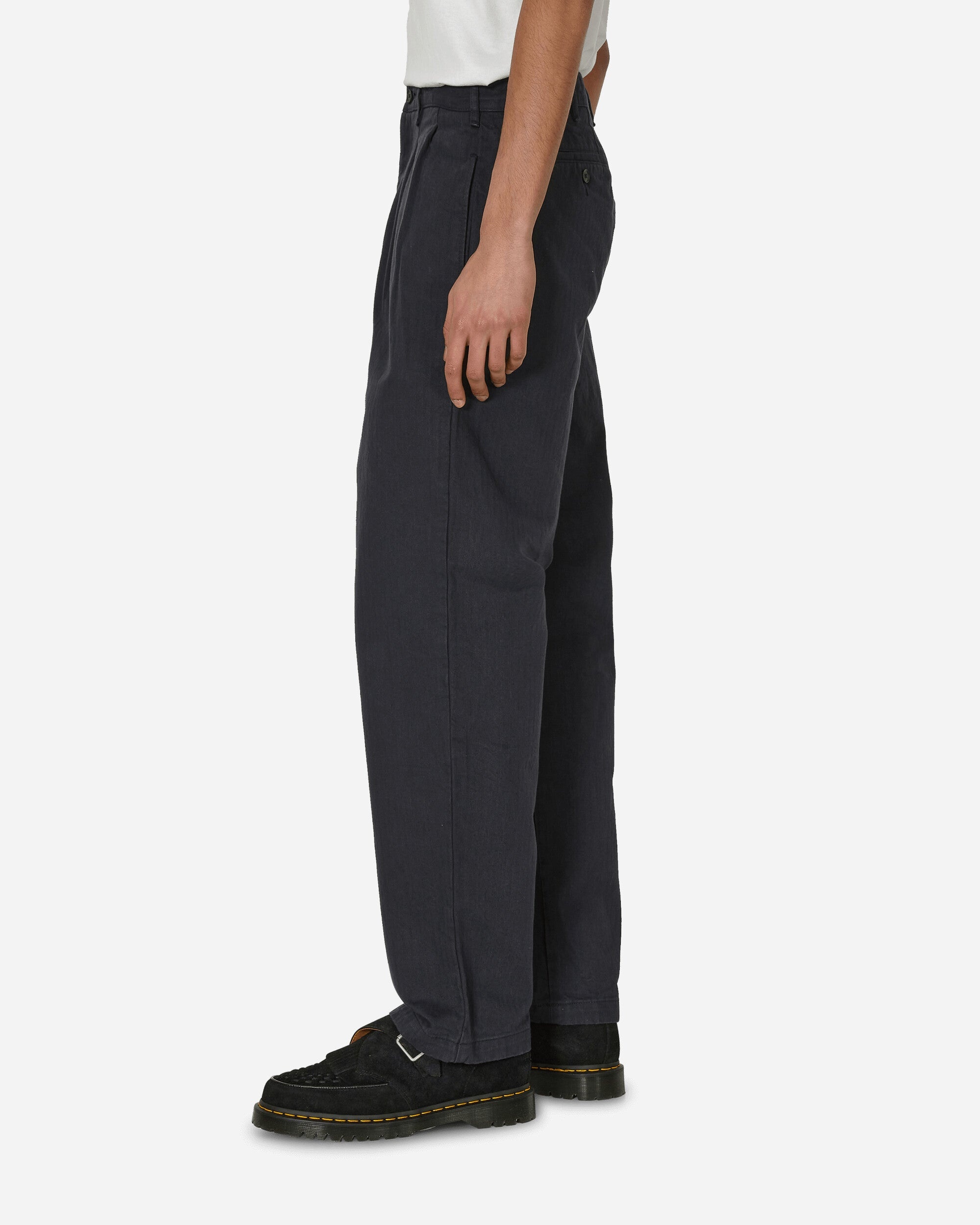 パンツ Classic Double-Pleat Herringbone Pant Classic Double-Pleat Herringbone Pant - Noah