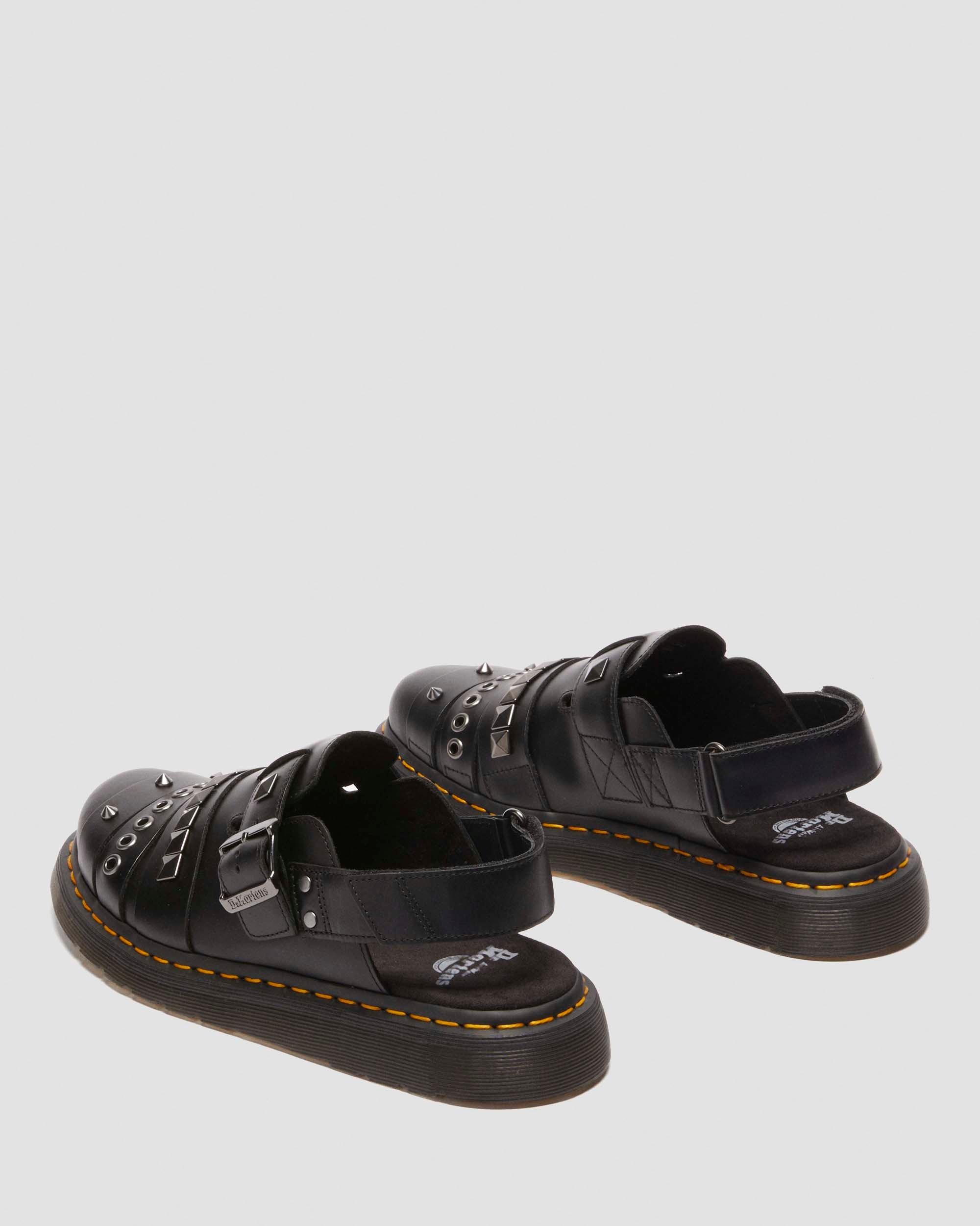 Jorge II Hardware Leather Mules - 9