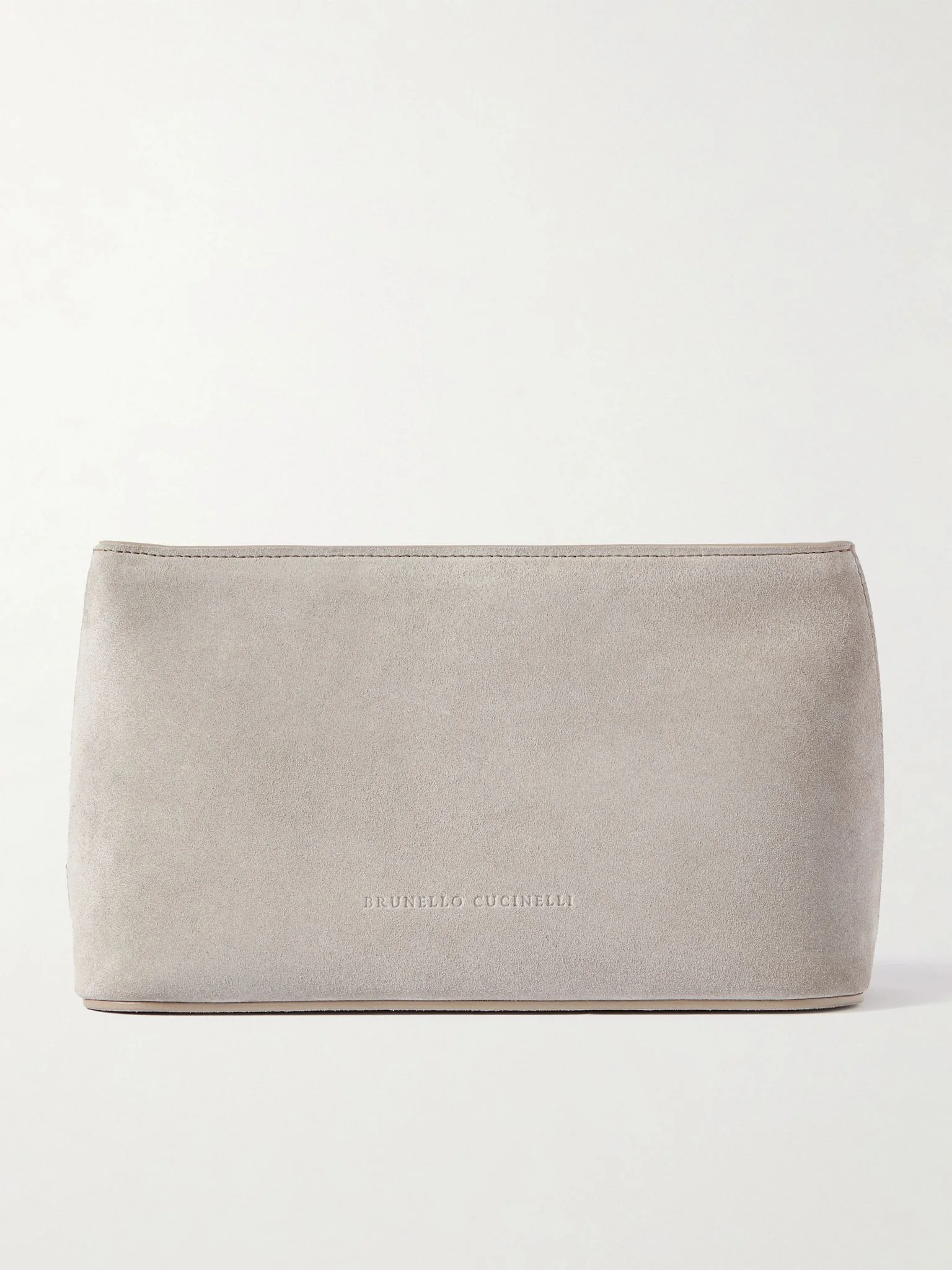 Suede pouch Beige - 1