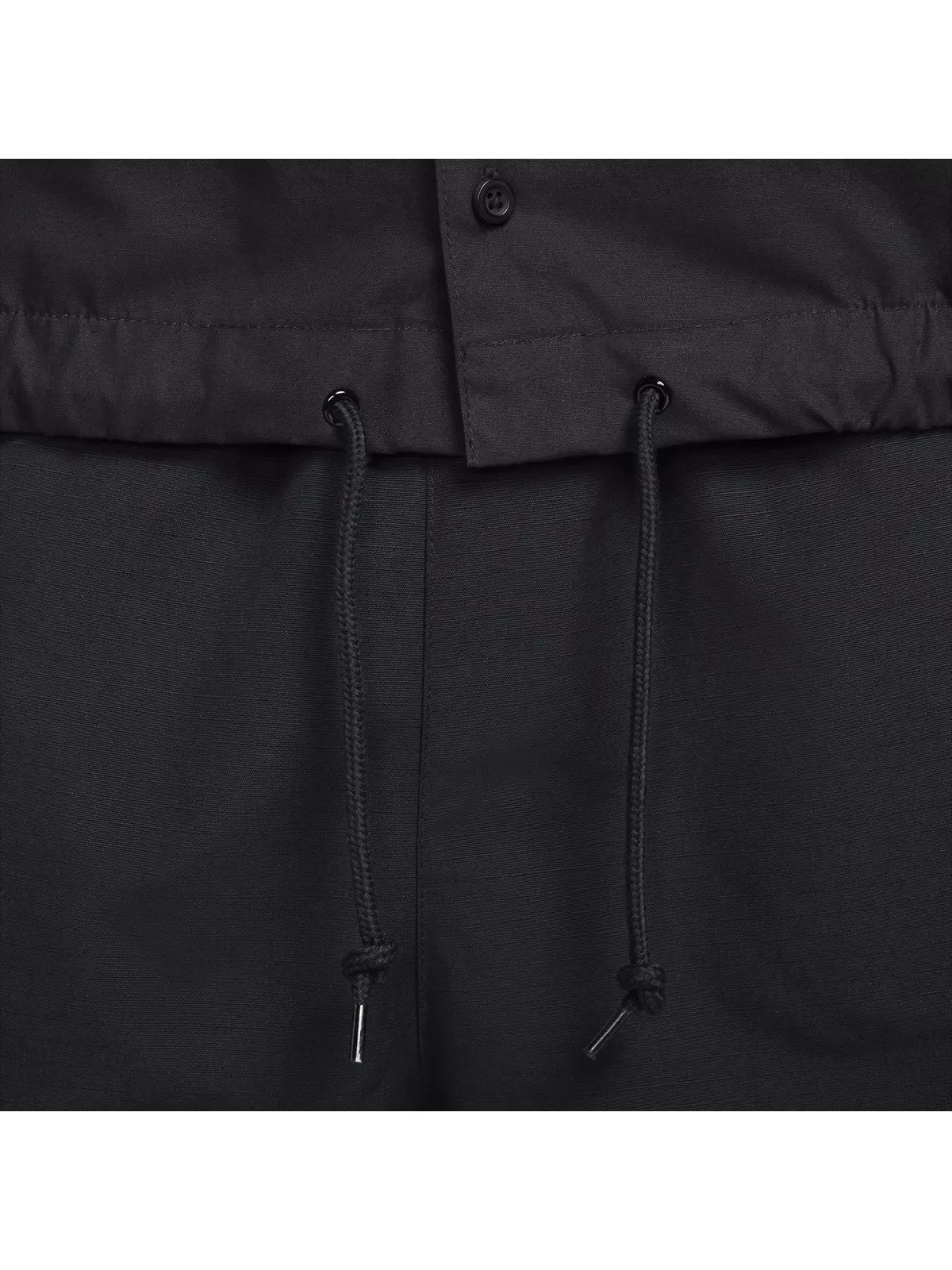 Men's Club Short-Sleeve Oxford Button-Up Shirt - Black - 5