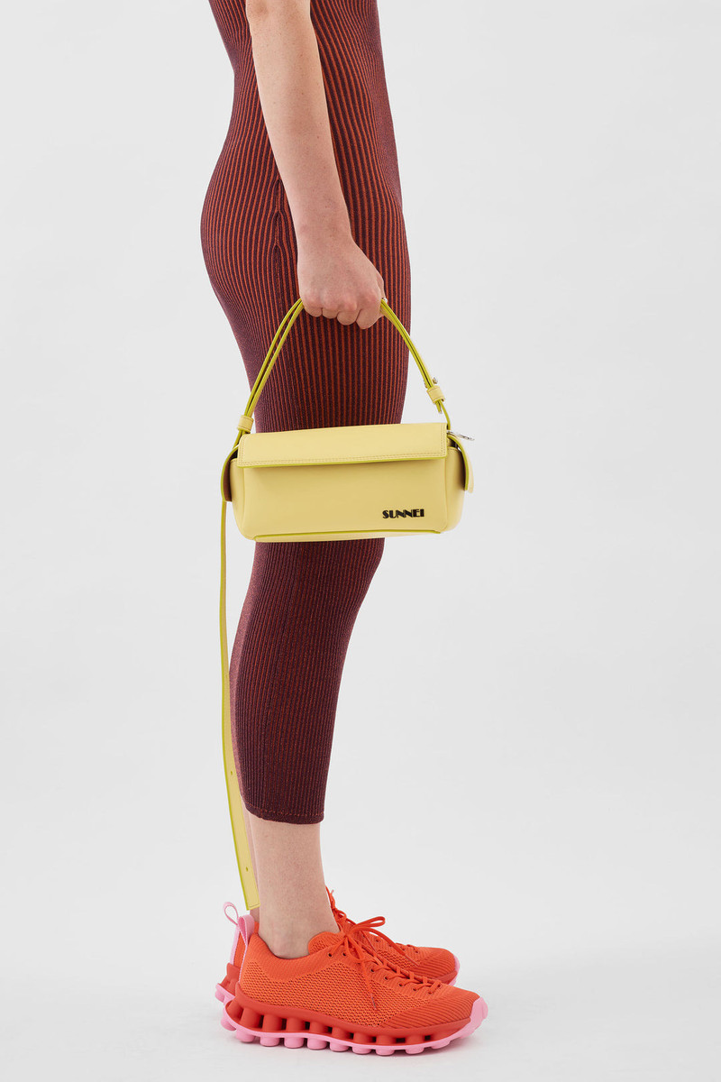 'TUTTO OK' SMALL LABAULETTO / yellow / vegan leather 4