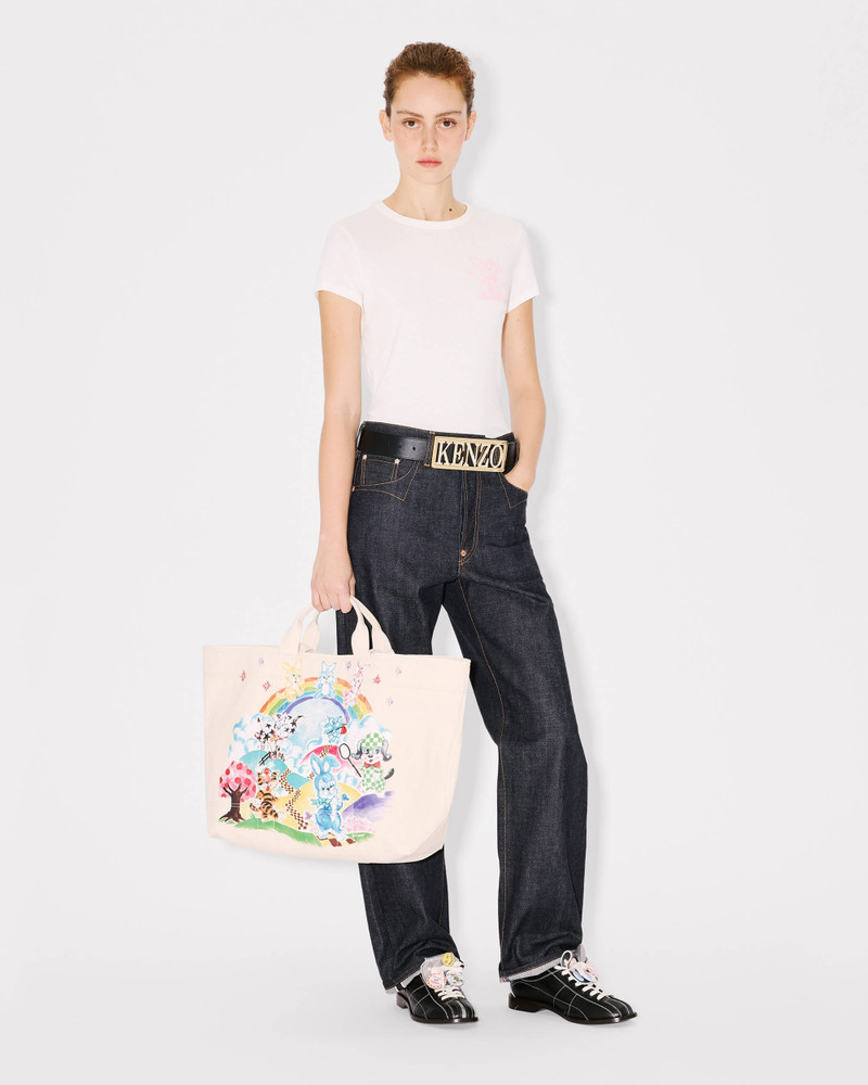 'KENZO Cartoon' large tote bag in canvas 5