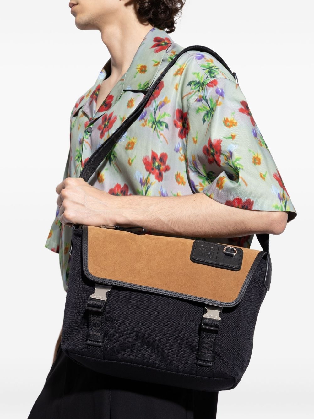 medium Flex canvas messenger bag - 2