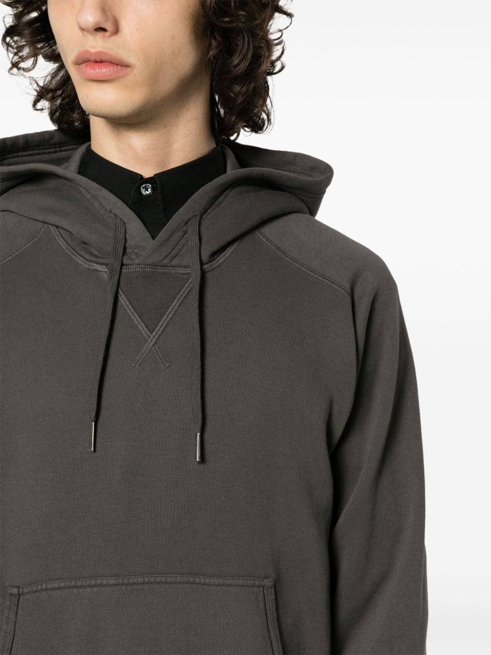 Slim-Fit Cotton-Terry Zip-Up Hoodie