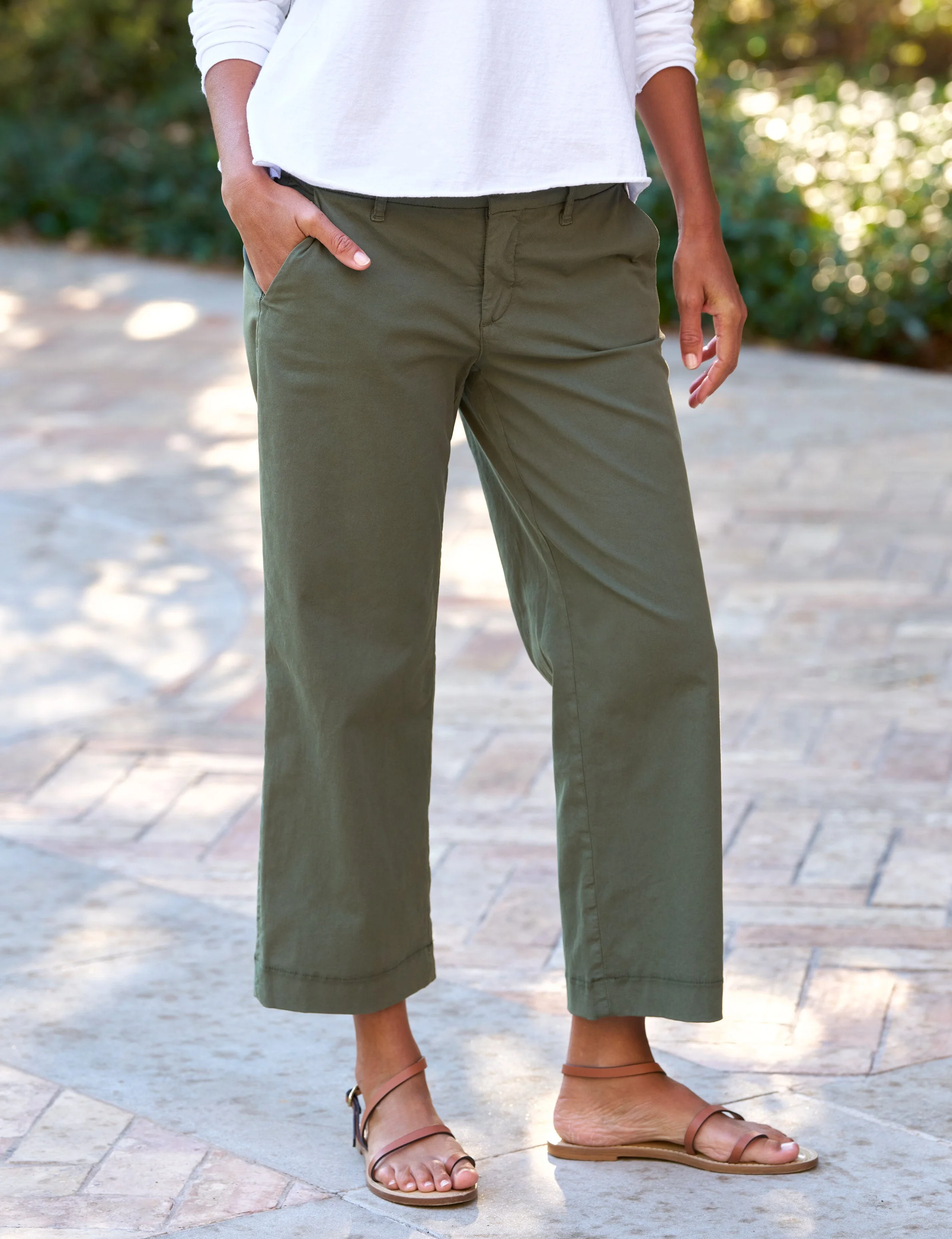 The Italian Wide-Leg Chino - 1