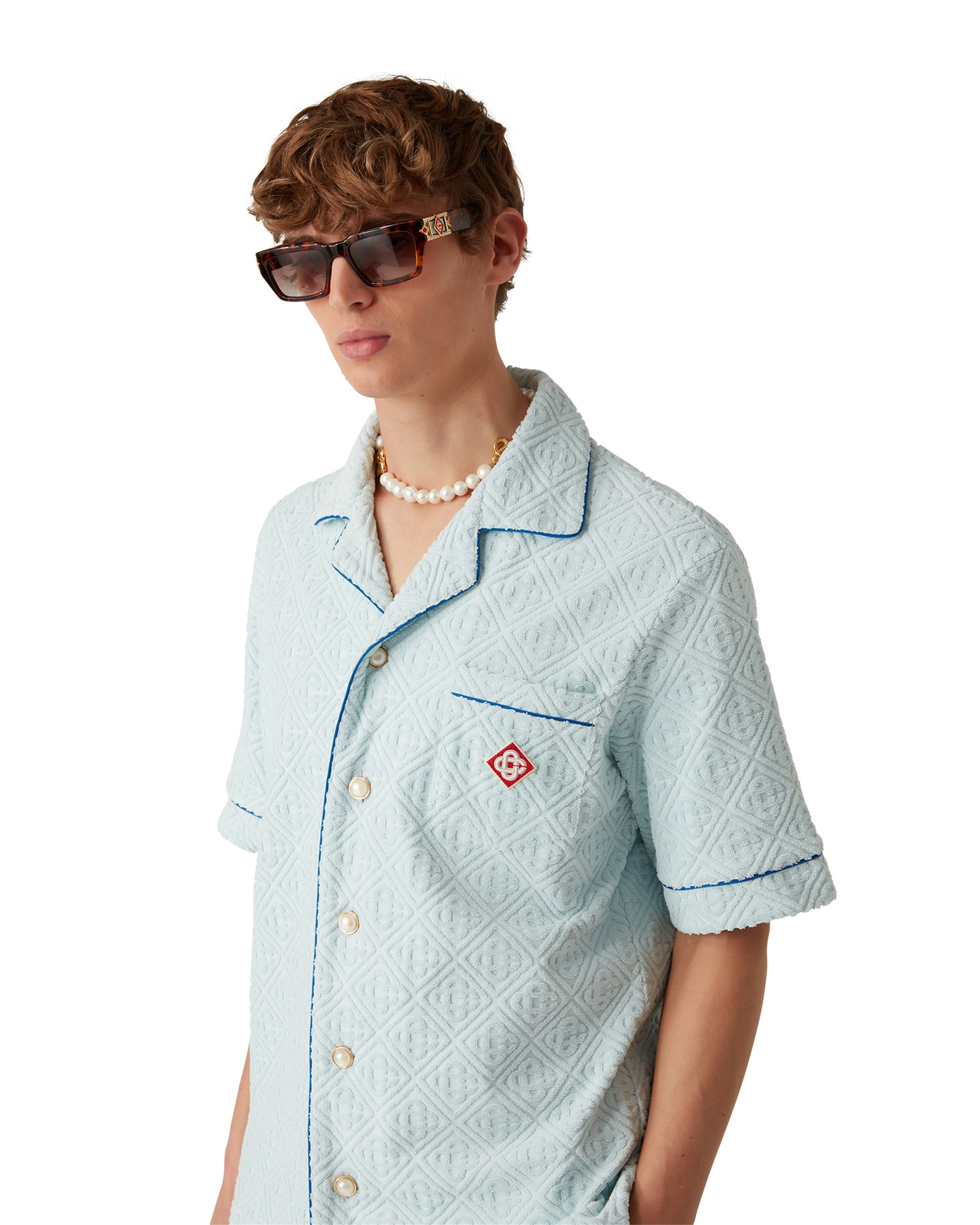 Monogram Towelling Shirt | Casablanca Paris - 5