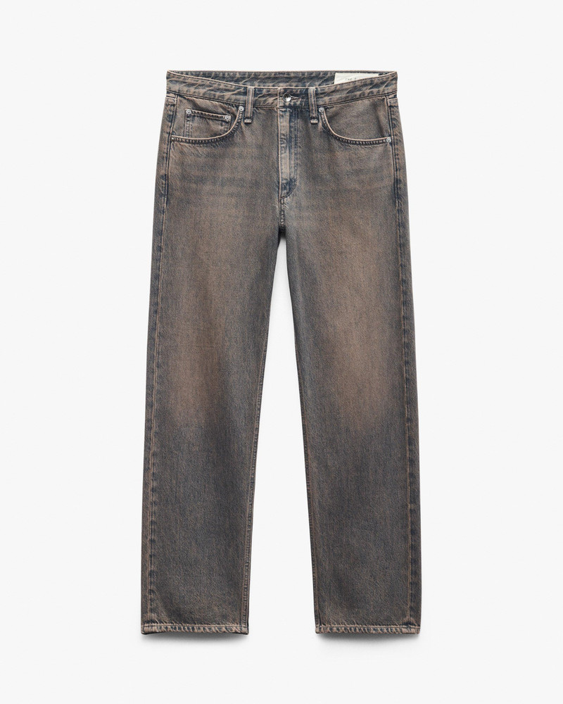 Fit 4 Straight Jeans Authentic Rigid in Infuse Ochre Blue 1