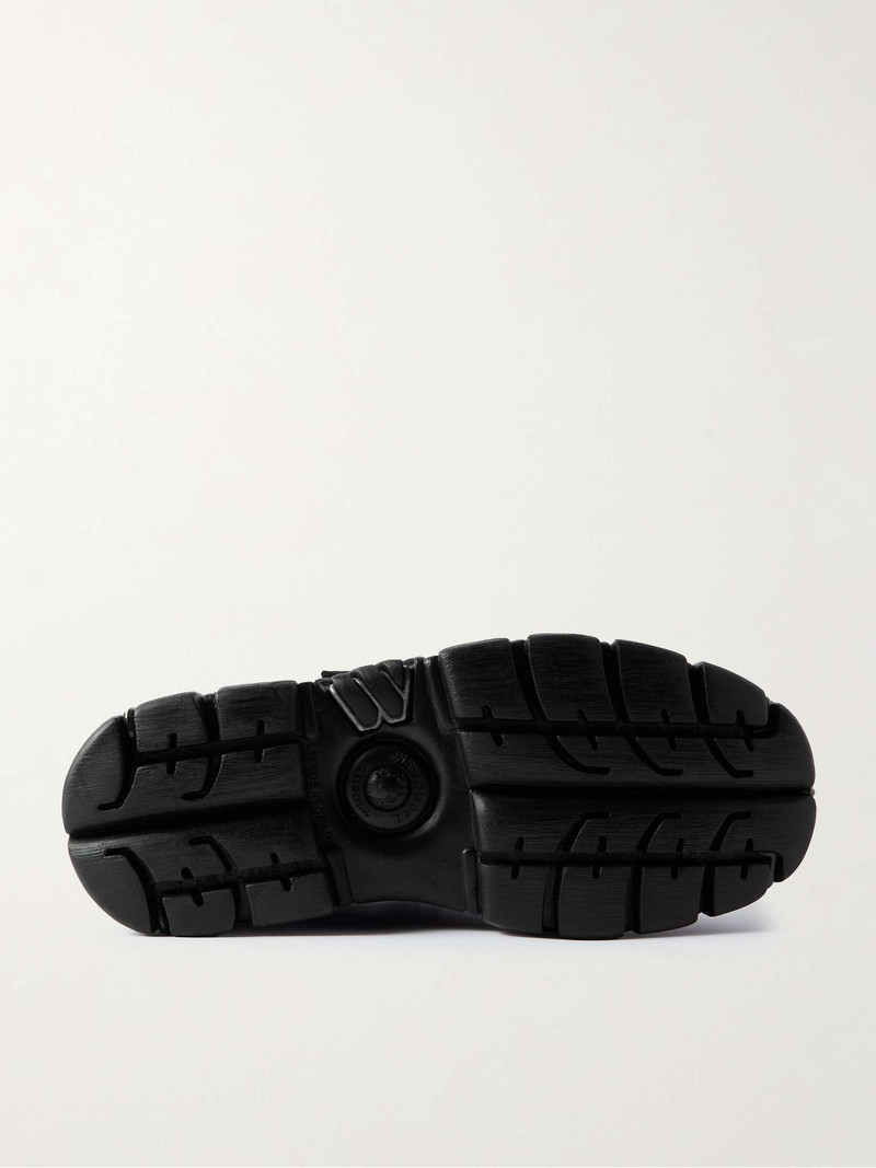 + New Rock Gamer Embellished Leather Platform Boots 3