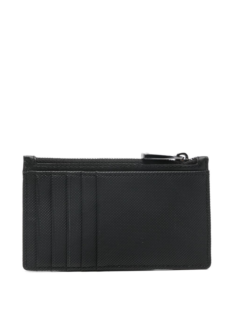BOSS zip logo-plaque cardholder outlook