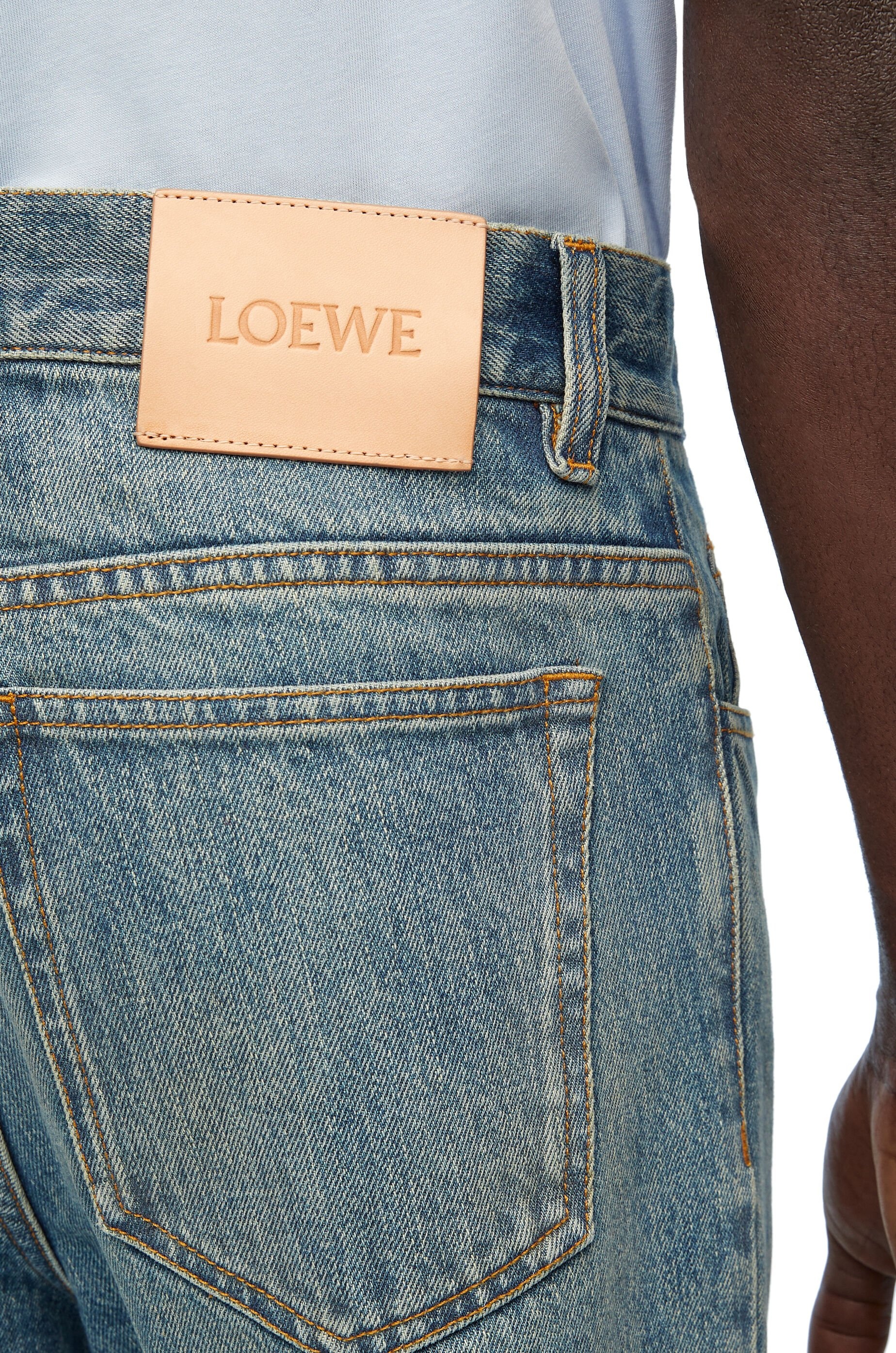 Bootleg jeans in denim - 5