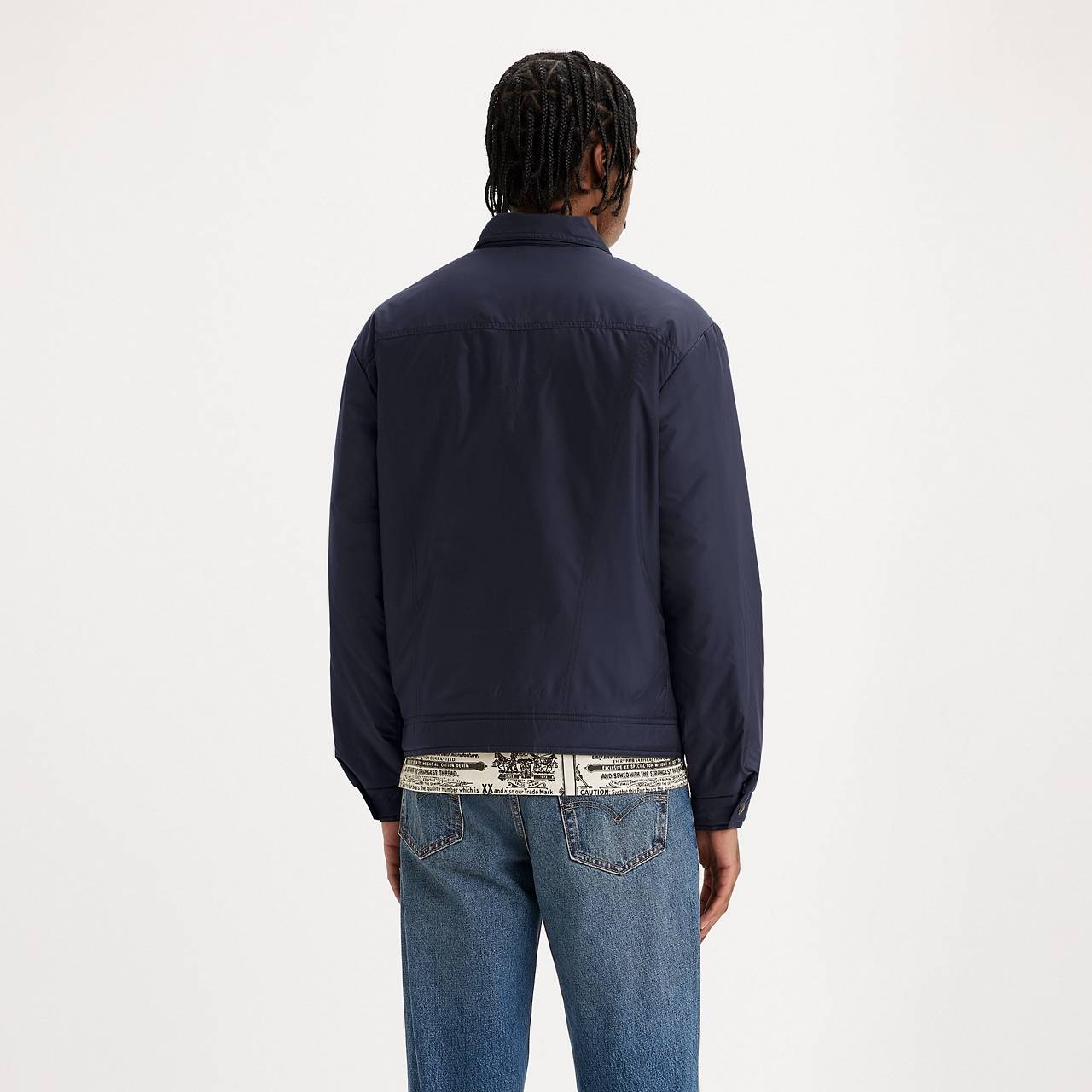 RELAXED FIT PADDED TRUCKER JACKET - 2