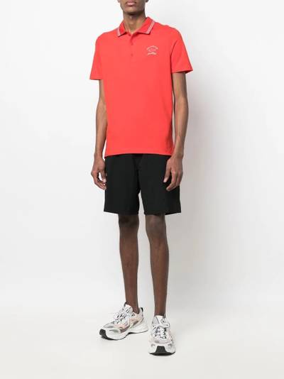 Paul & Shark logo-print polo shirt outlook