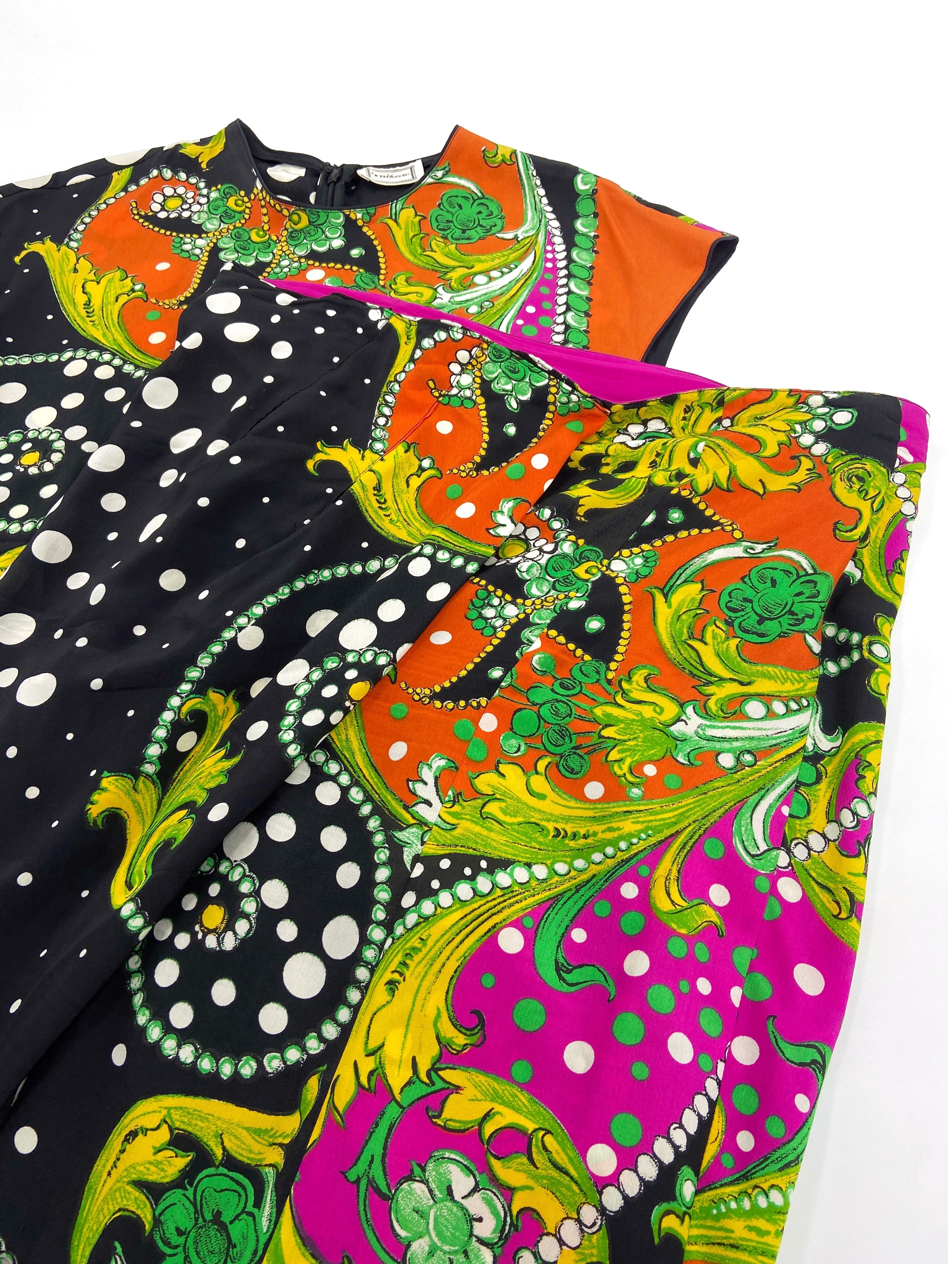 Gianni Versace Spring 1991 Abstract Baroque Draped Sarong Pant Top Ensemble 38 - 8