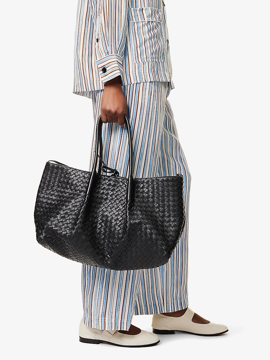 Bottega Veneta Pinacoteca Reversible Leather Shoulder Bag