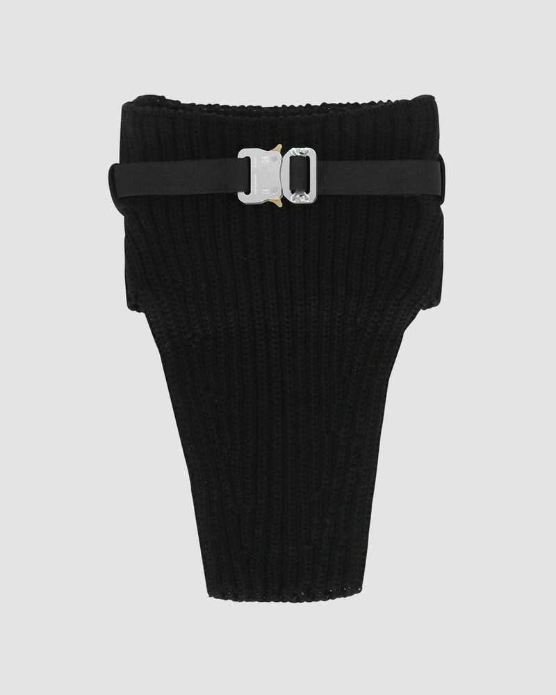 KNIT NECK WARMER W METAL BUCKLE 1