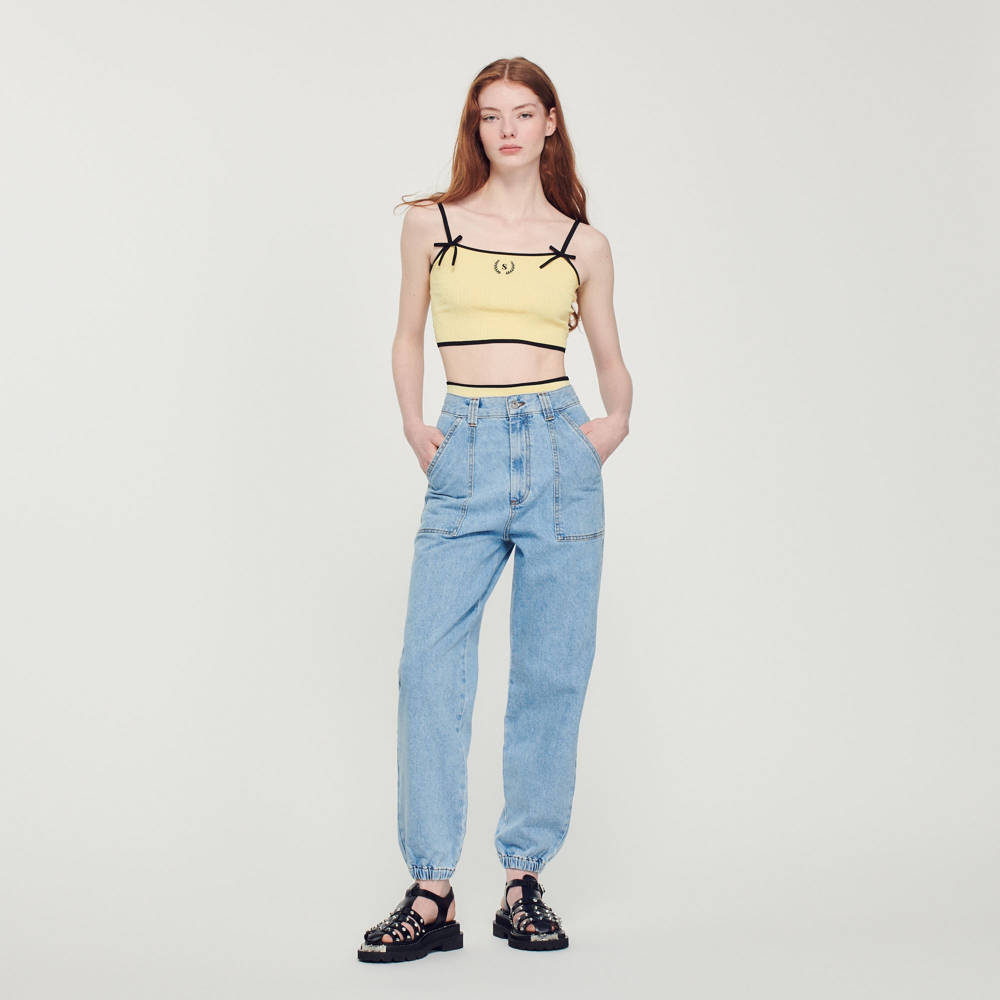 Faded denim jeans - 2