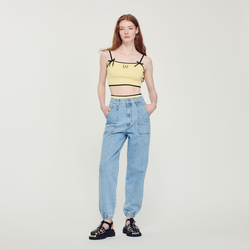 Sandro Faded denim jeans outlook