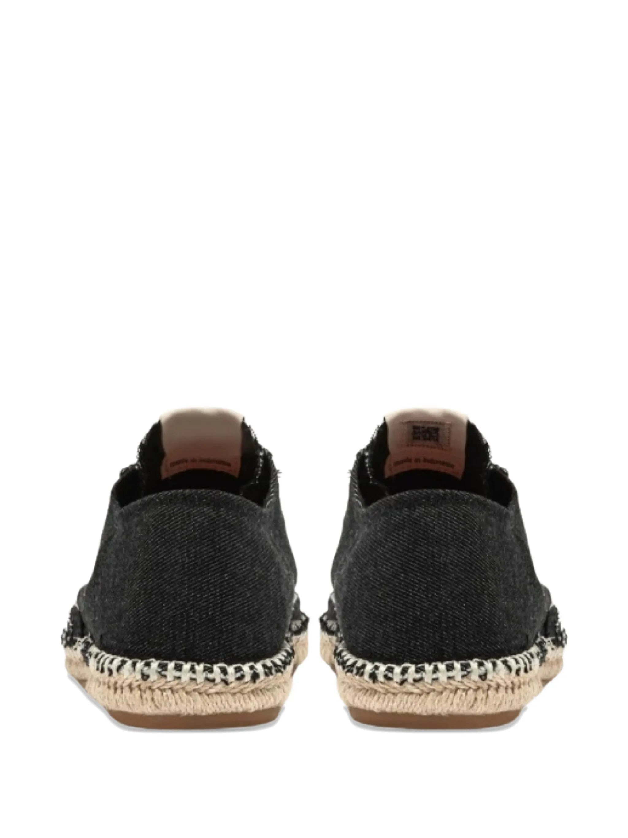 denim low-top sneakers - 5